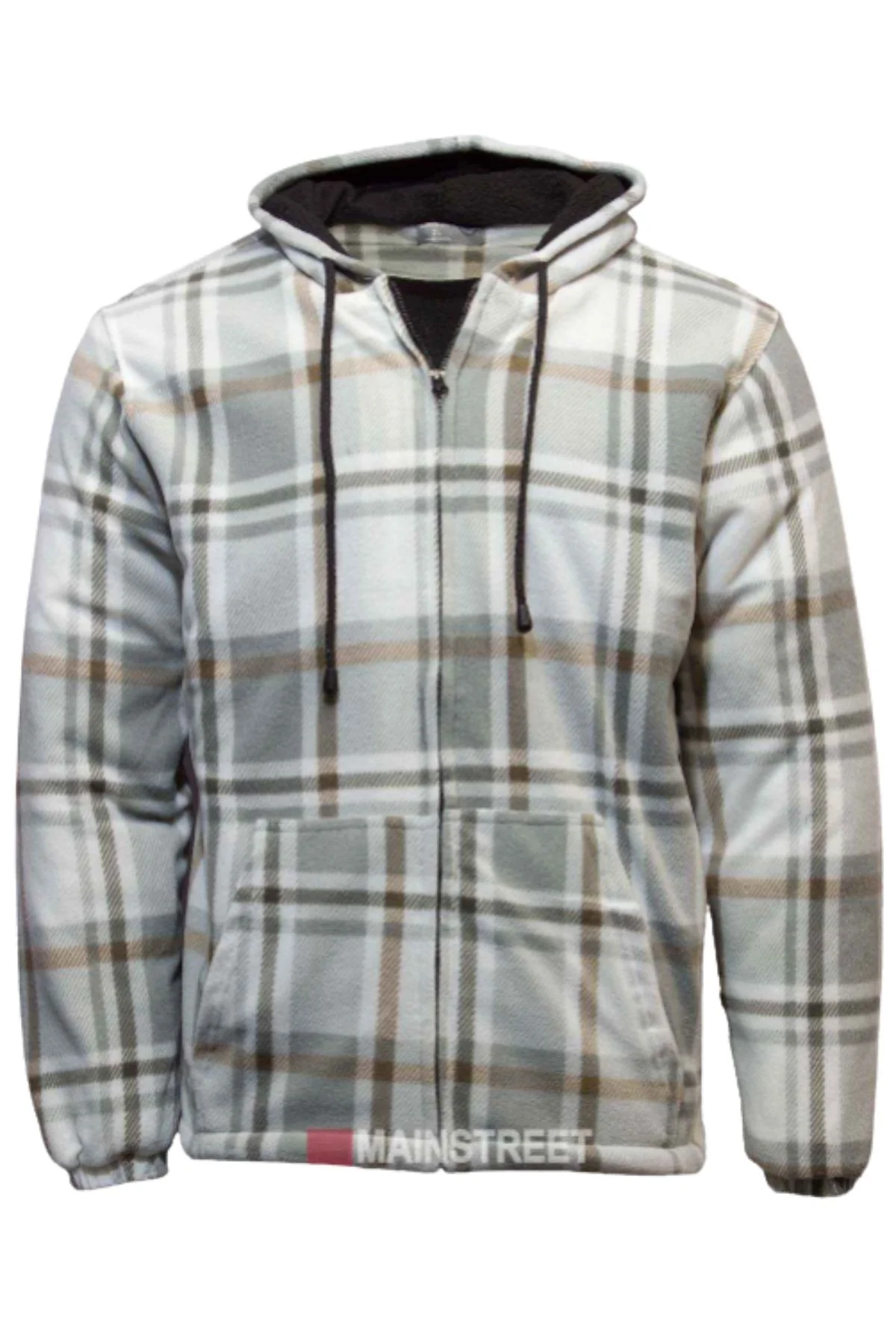 Pilgrim Check Sherpa Hooded Jacket