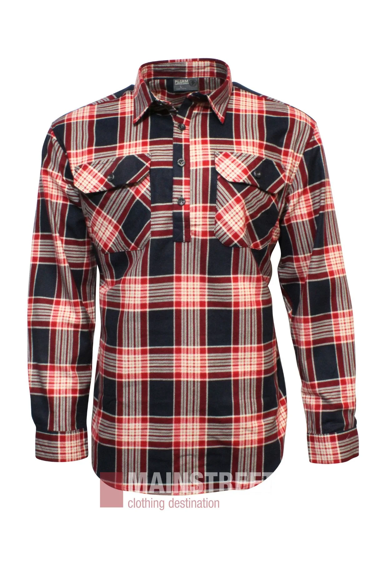 Pilgrim Closed Front Flannelette Shirt