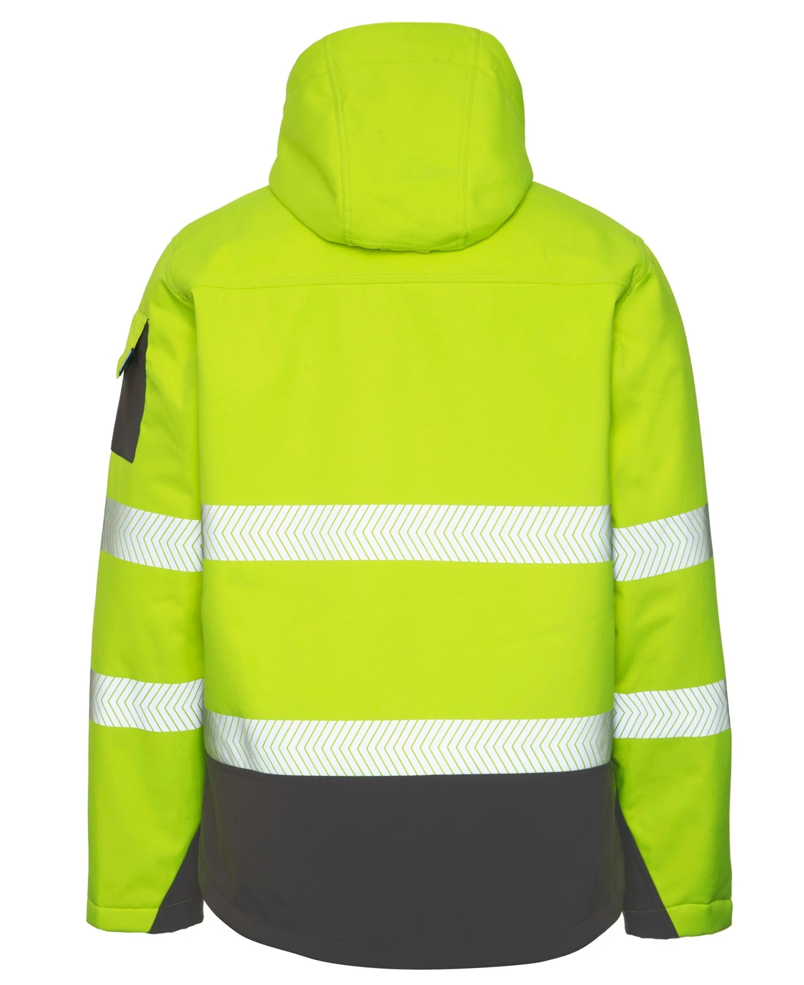 Rainbird Hi Vis Jones Softshell Sherpa Lined Jacket - Image 2