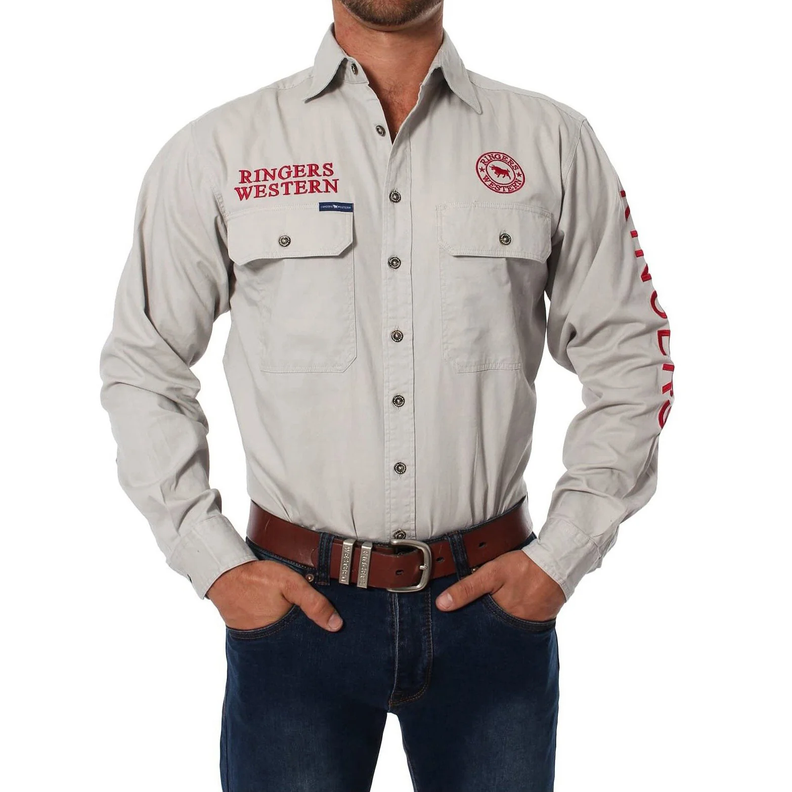 Ringers Western Hawkeye Embroidered Shirt