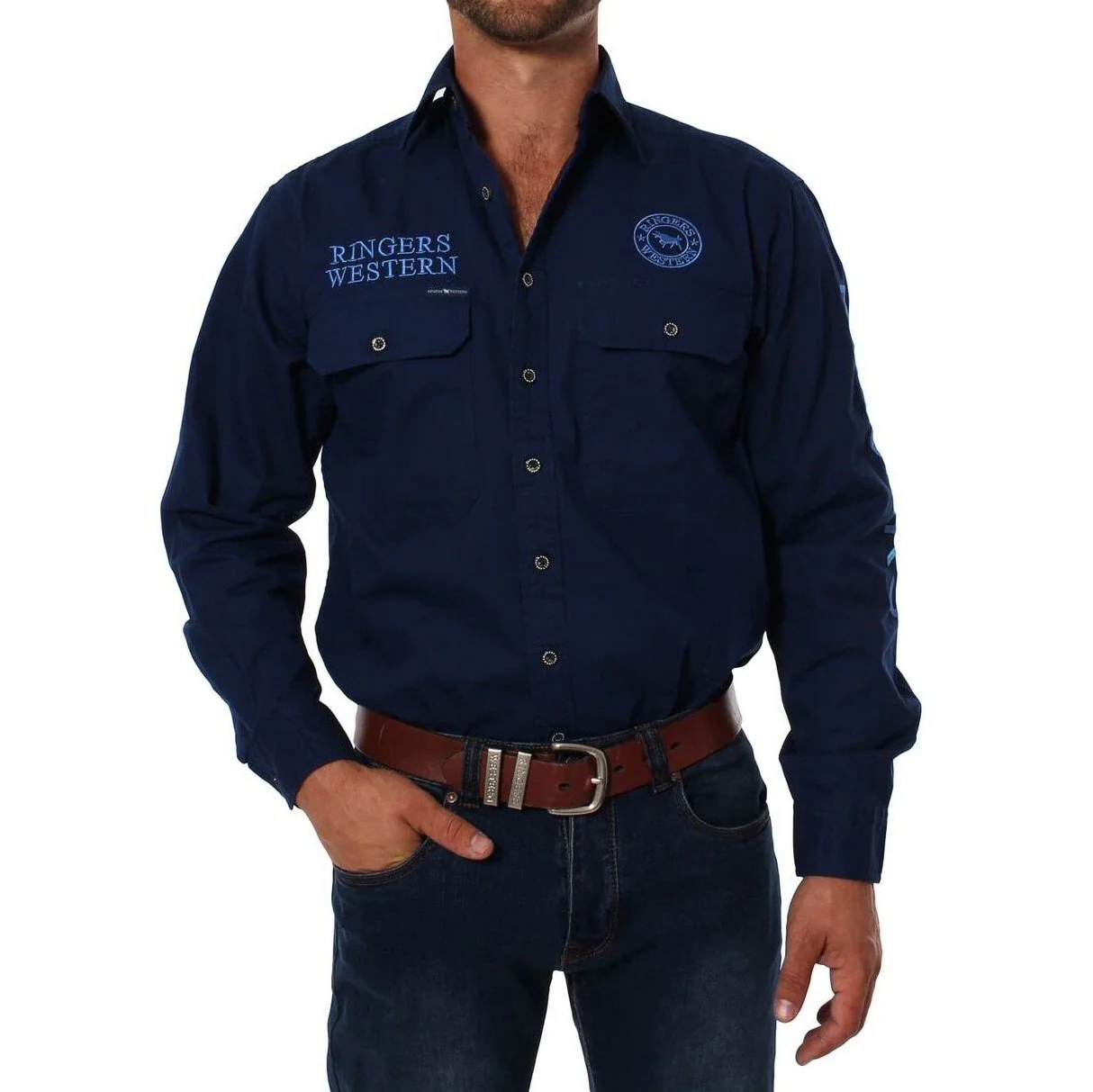 Ringers Western Hawkeye Embroidered Shirt