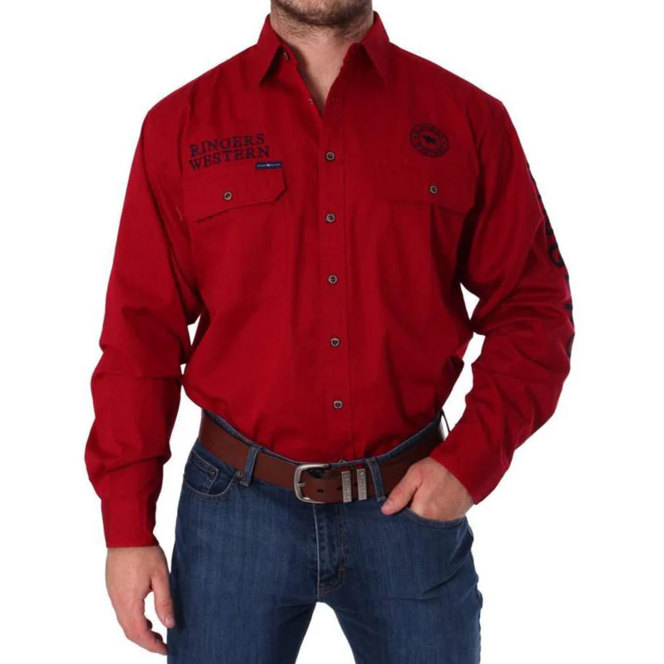 Ringers Western Hawkeye Embroidered Shirt