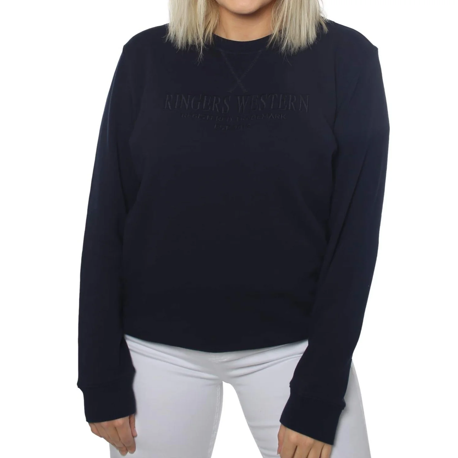Ringers Western Kooyong Womens Crew Neck Pullover - Image 5