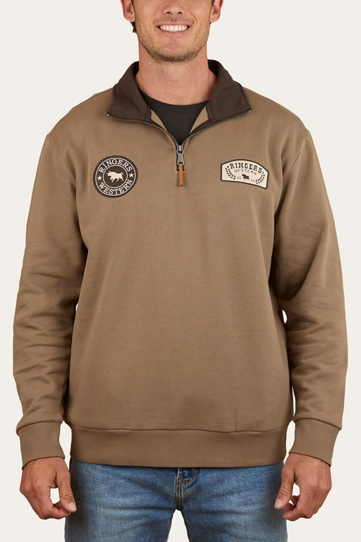Ringers Western Lachlan 1/4 Zip Crew