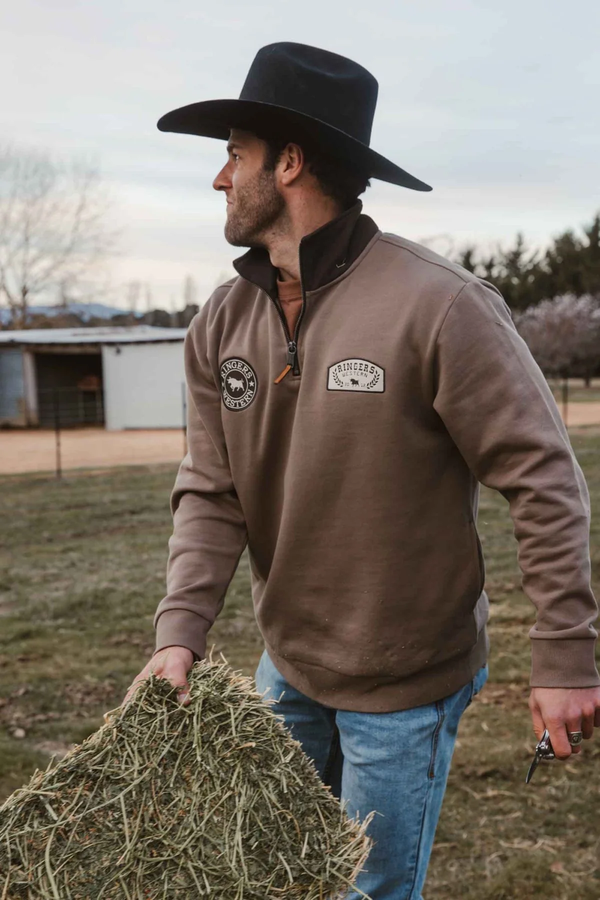 Ringers Western Lachlan 1/4 Zip Crew - Image 4