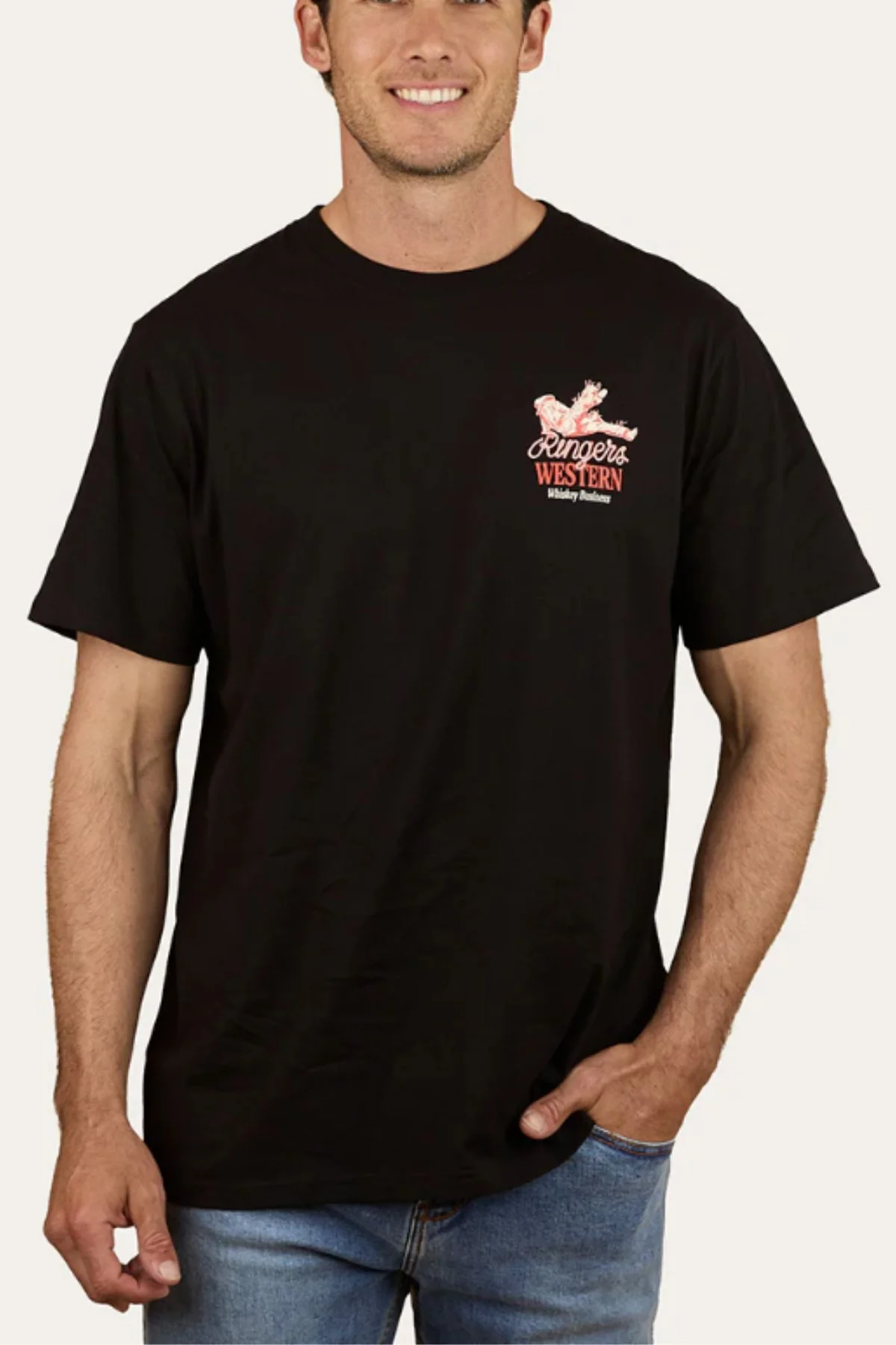 Ringers Western Whiskey Business Loose Fit T-Shirt