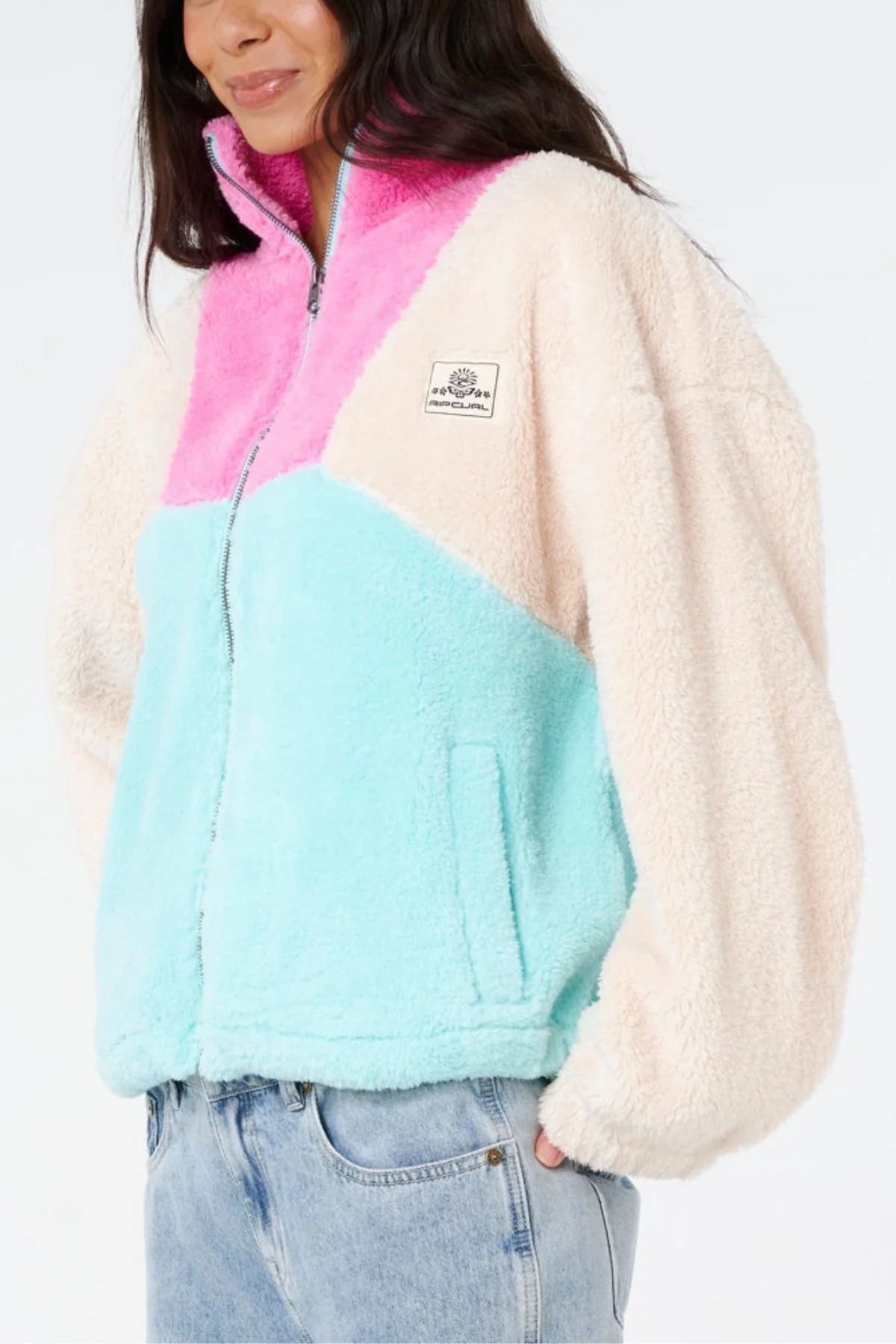 Rip Curl Block Party II Zip Through Polar Fleece - Image 3