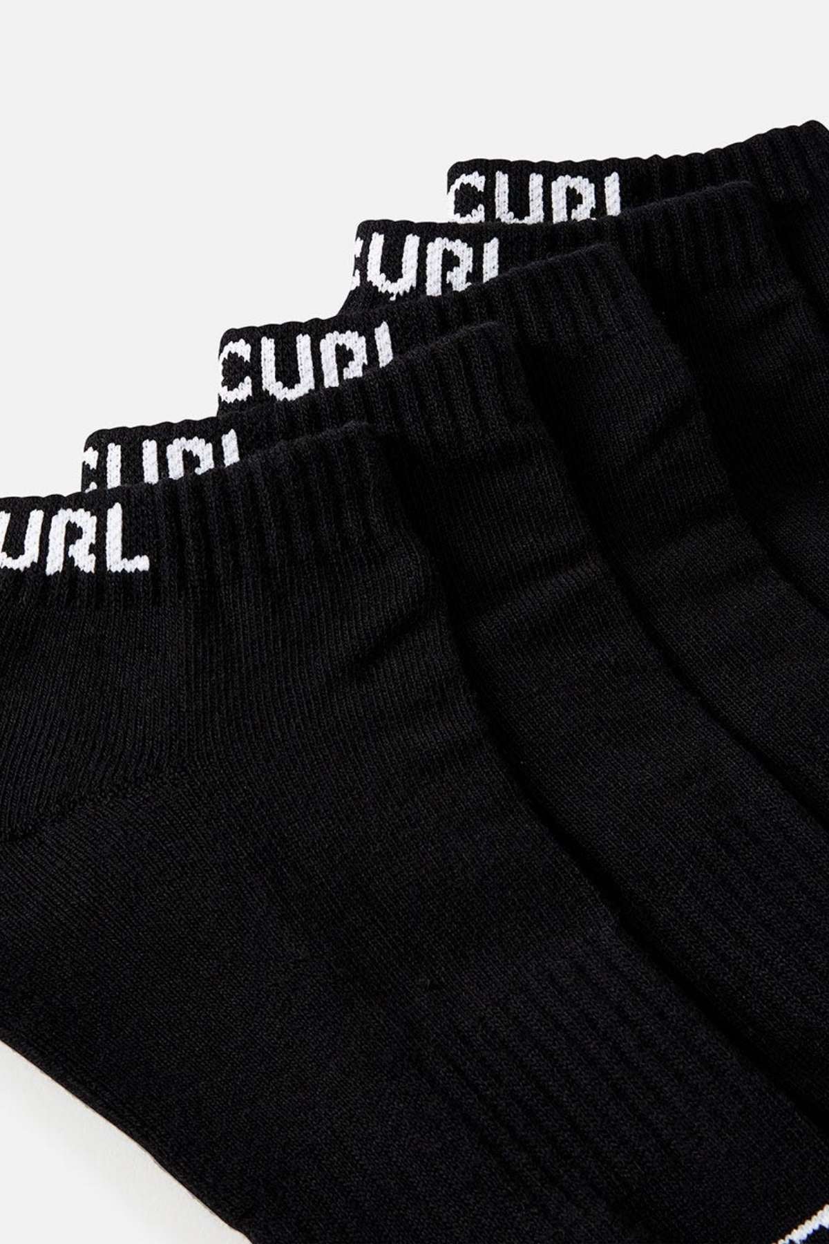 Rip Curl Brand Ankle Sock 5 Pack - Image 3