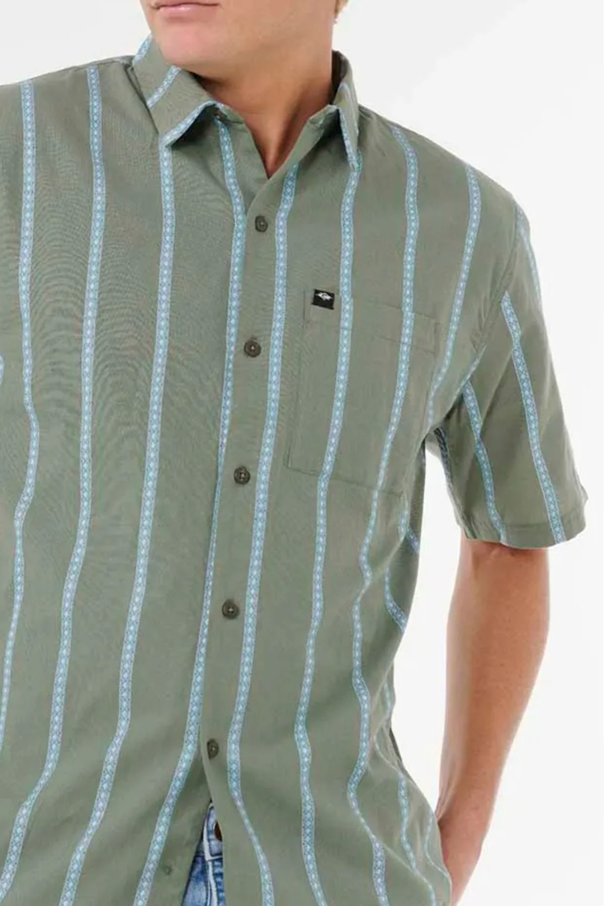 Rip Curl Classic Surf Stripe Short Sleeve Shirt - Image 3