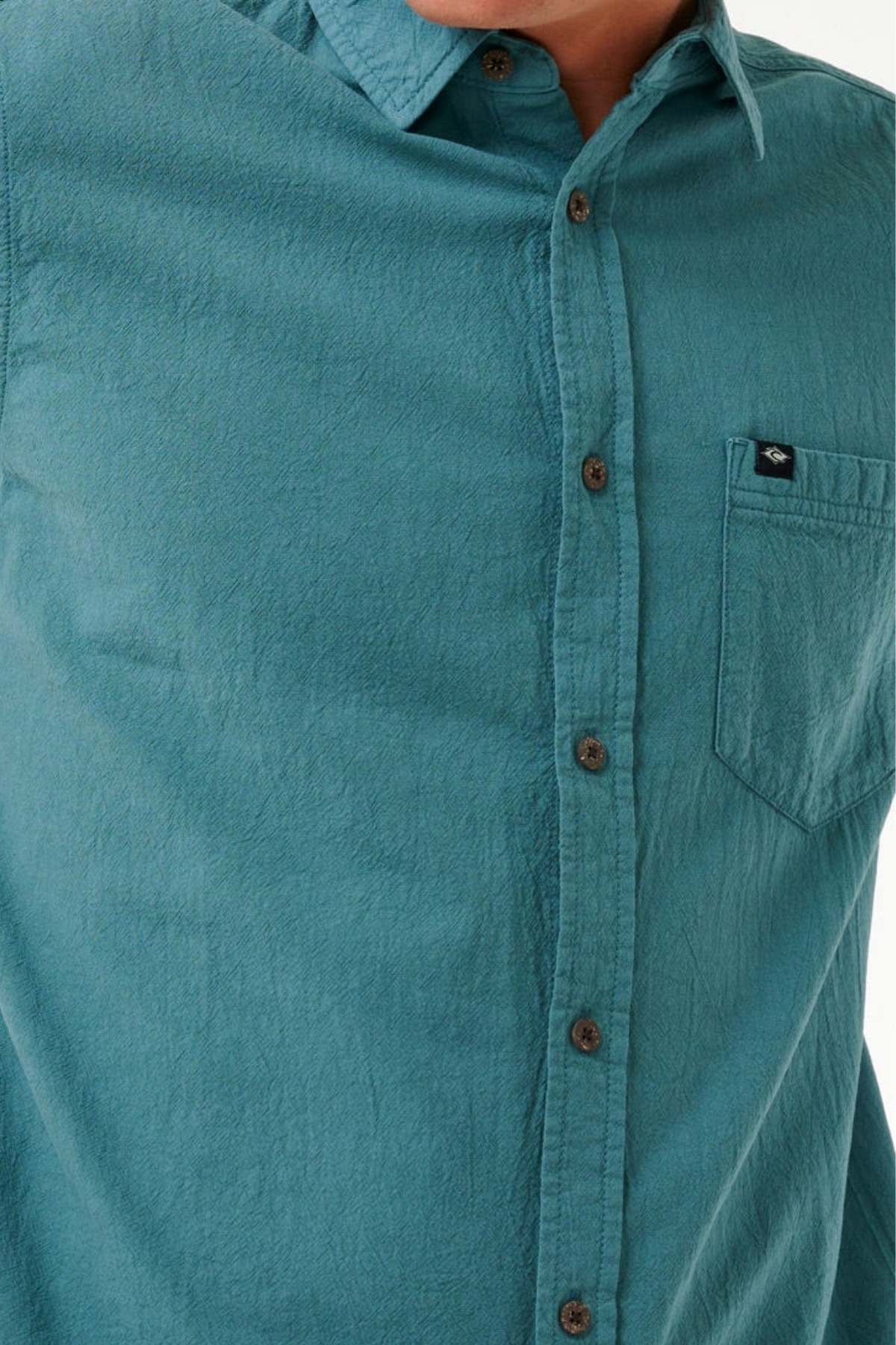 Rip Curl Classic Surf Washed Short Sleeve Shirt - Image 4