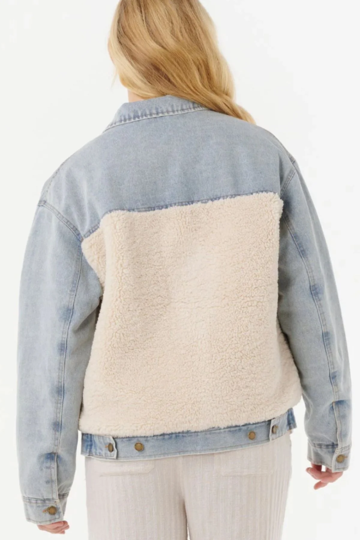 Rip Curl Cruisin Sherpa Denim Jacket - Image 2