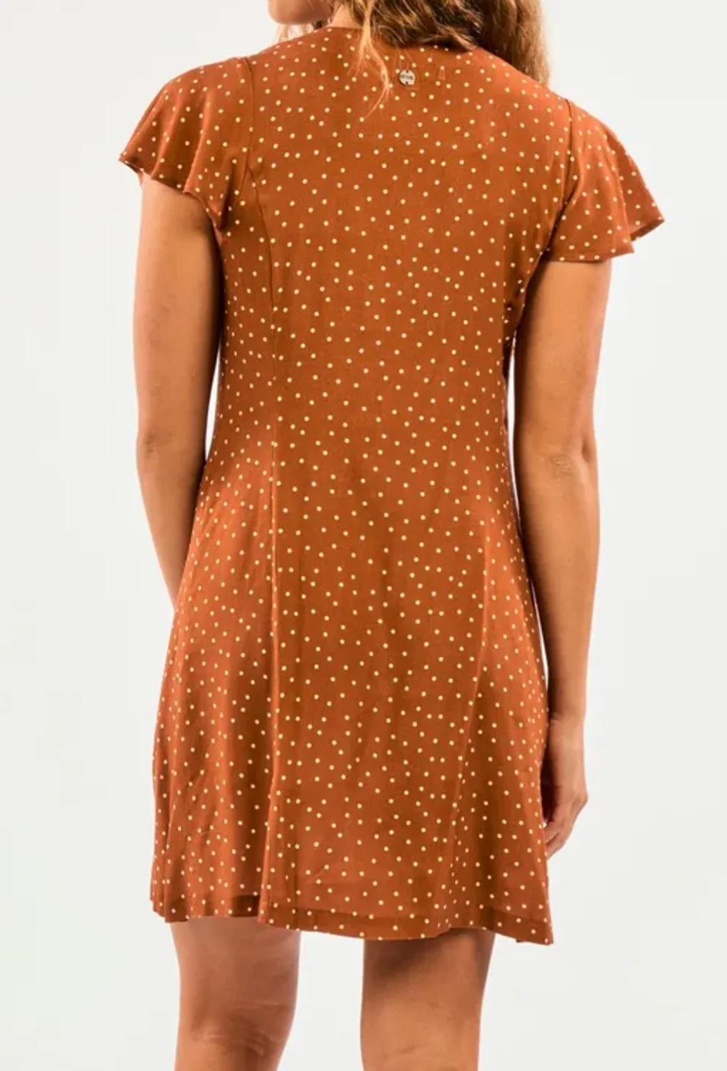 Rip Curl Dreamer Spot Button Through Dress - Image 2