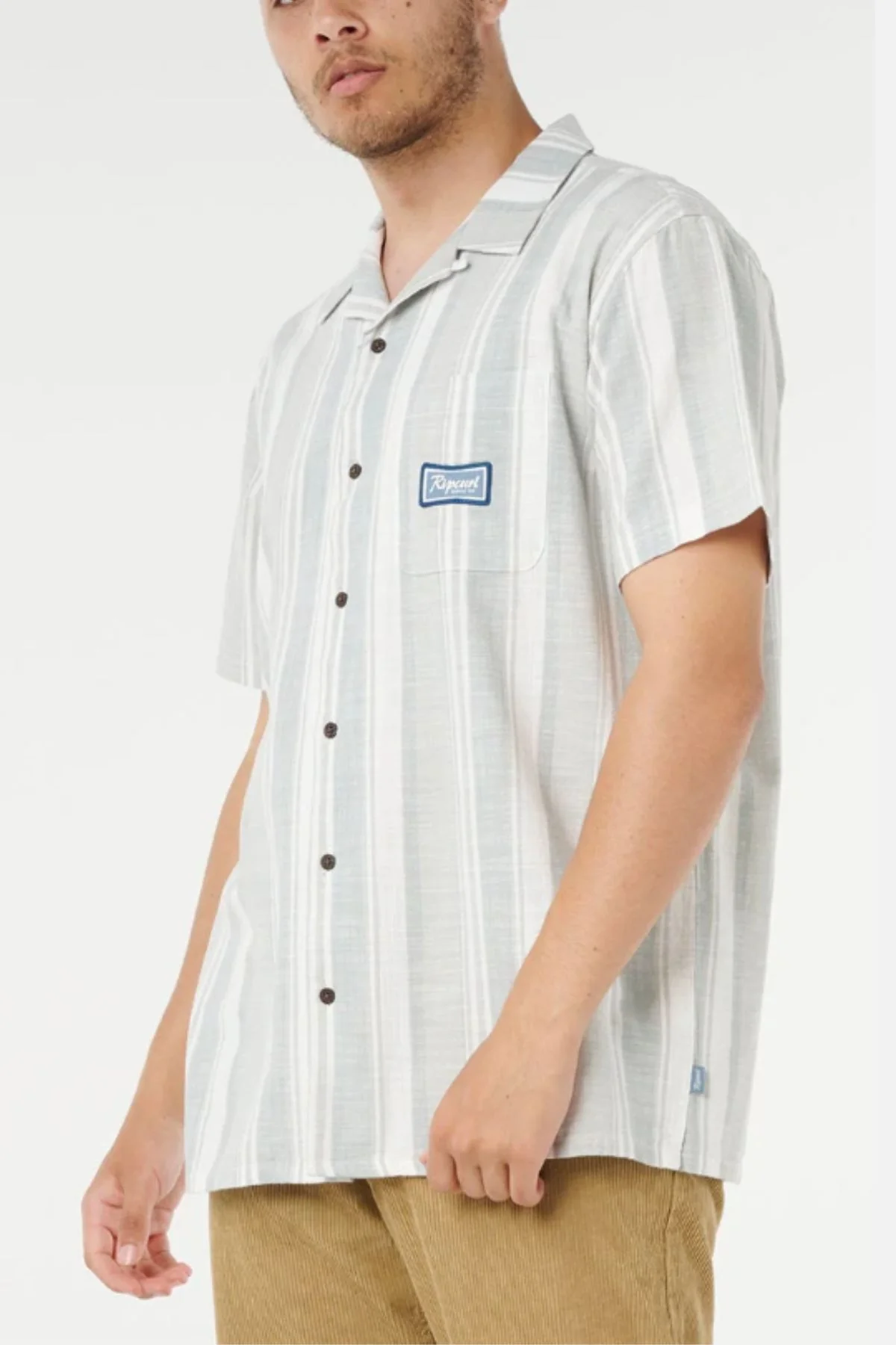 Rip Curl Mod Cali Stripe Short Sleeve Shirt - Image 3