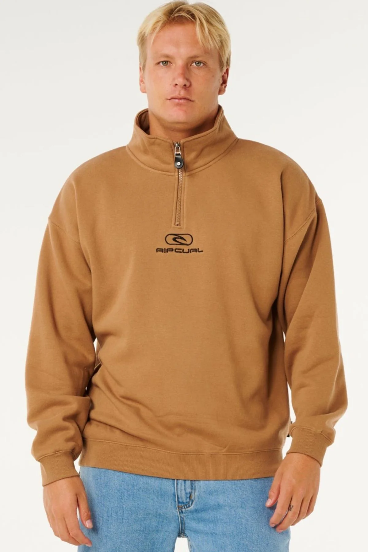 Rip Curl Pill Icon 1/4 Zip Crew - Image 2