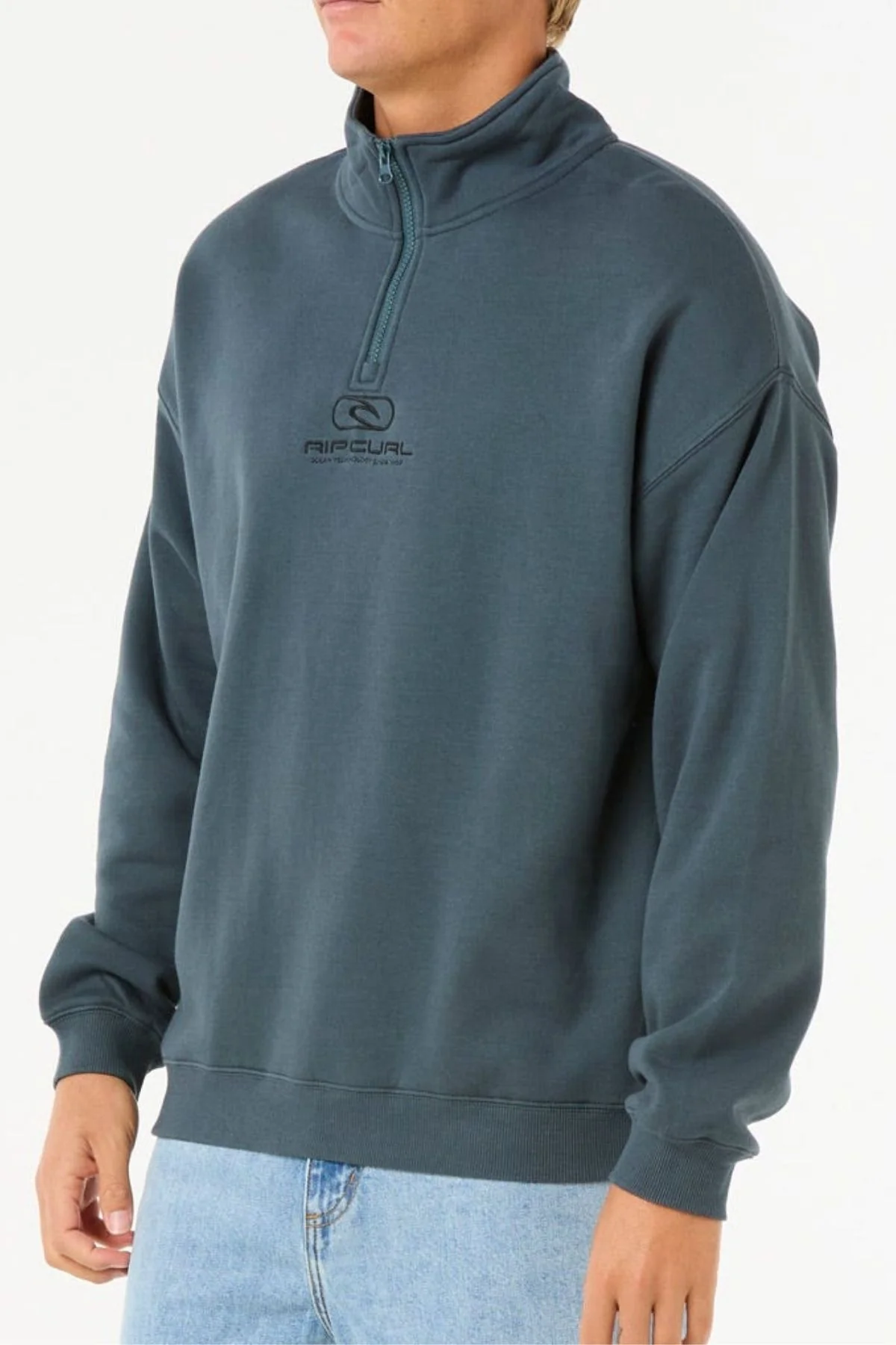 Rip Curl Pill Icon 1/4 Zip Crew - Image 3