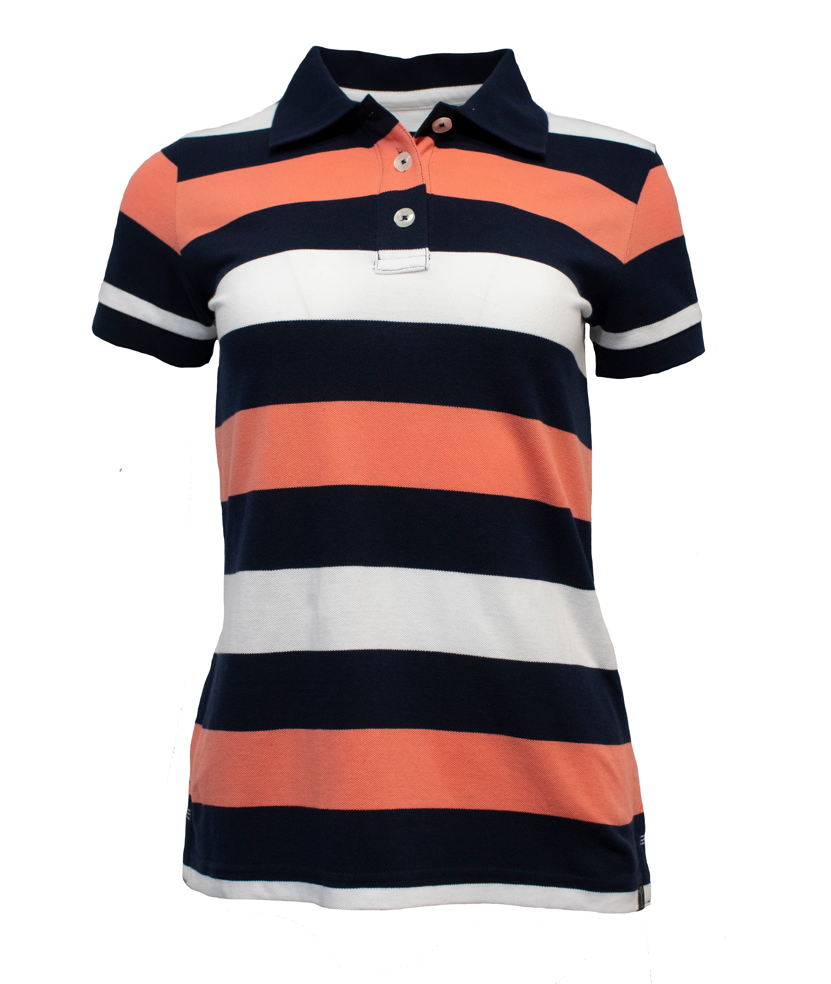 Pilbara Ladies Striped Polo Shirt