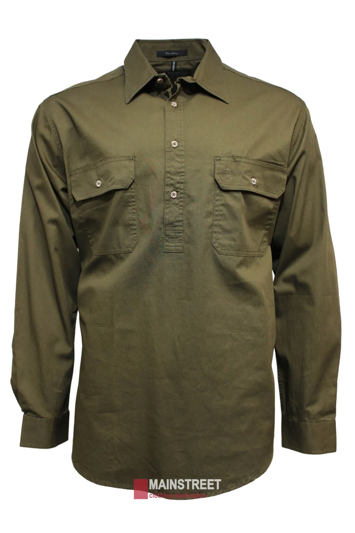 Pilbara Long Sleeve Closed Front Shirt