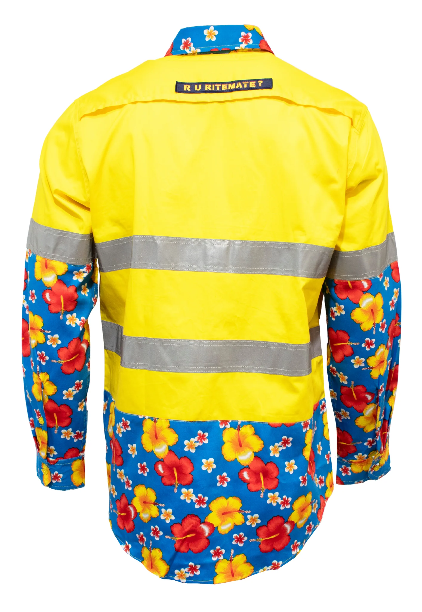 Ritemate R U Hi Vis Taped Vented Open Front Light Weight Shirt - Image 4
