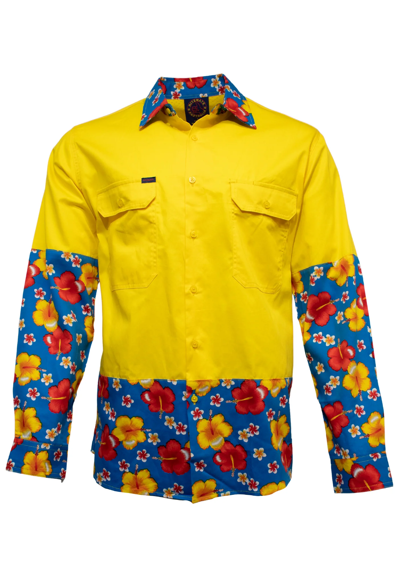 Ritemate R U Hi Vis Vented Open Front Light Weight Shirt - Image 2