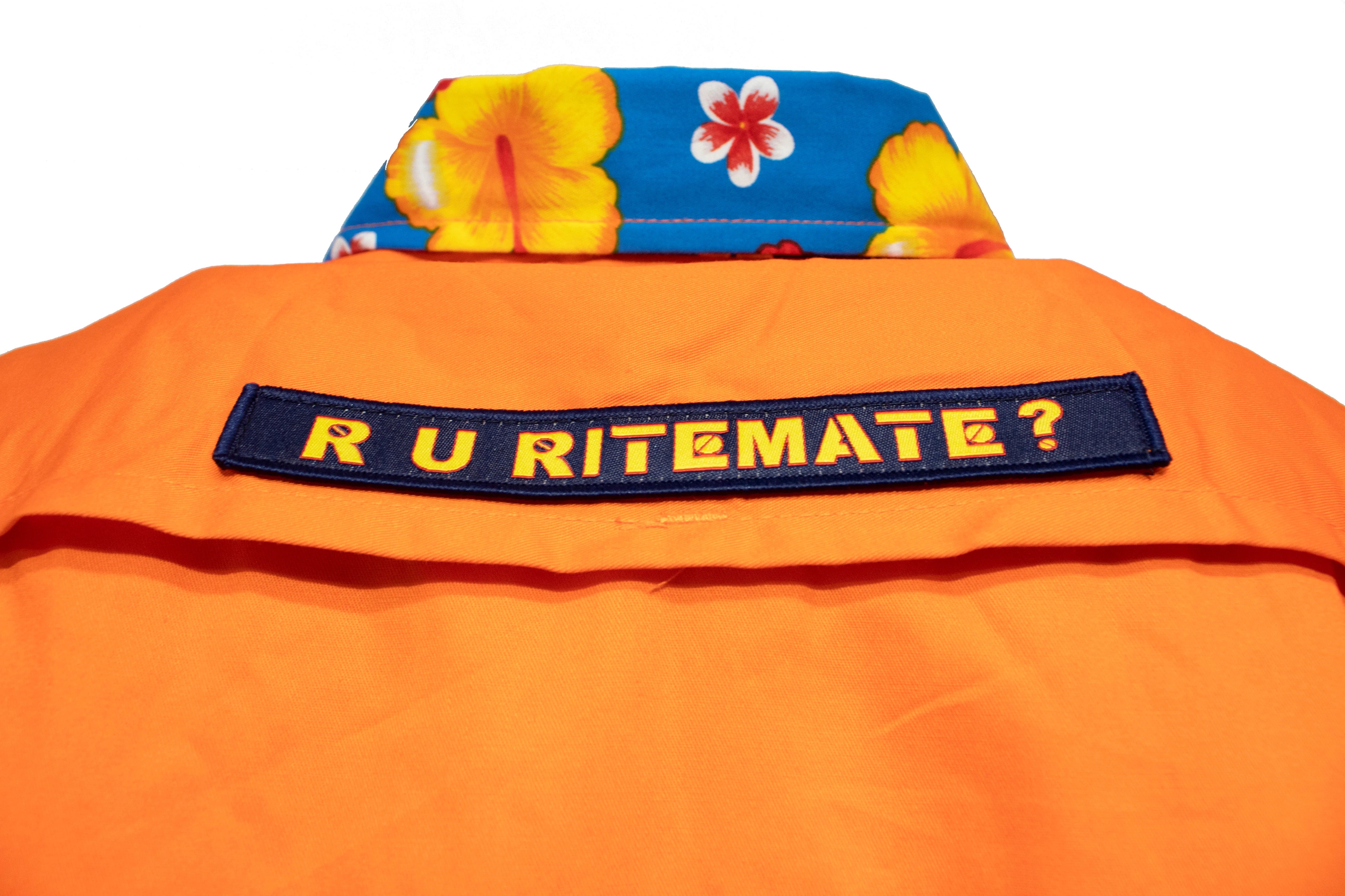 Ritemate R U Hi Vis Vented Open Front Light Weight Shirt - Image 3