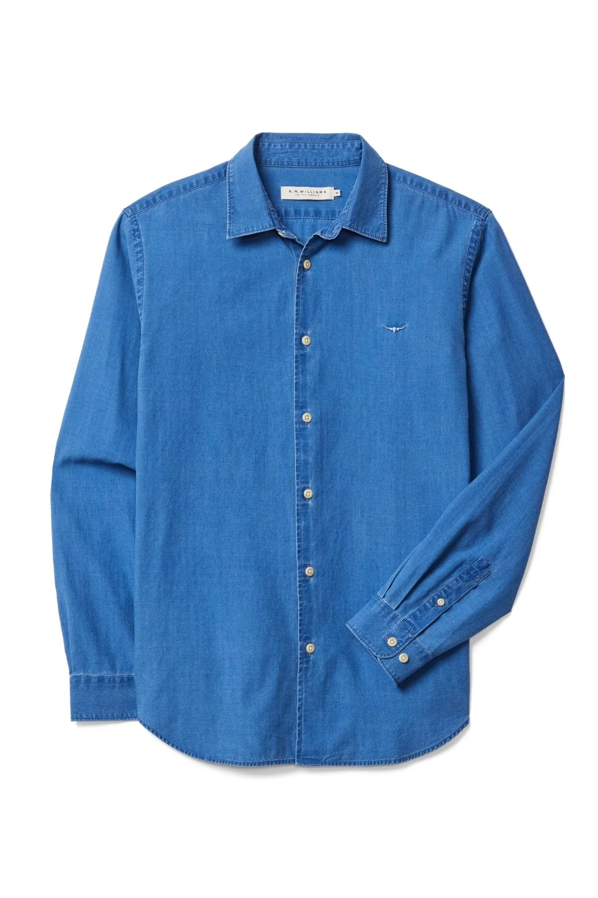 RM Williams Arno Regular Indigo Shirt