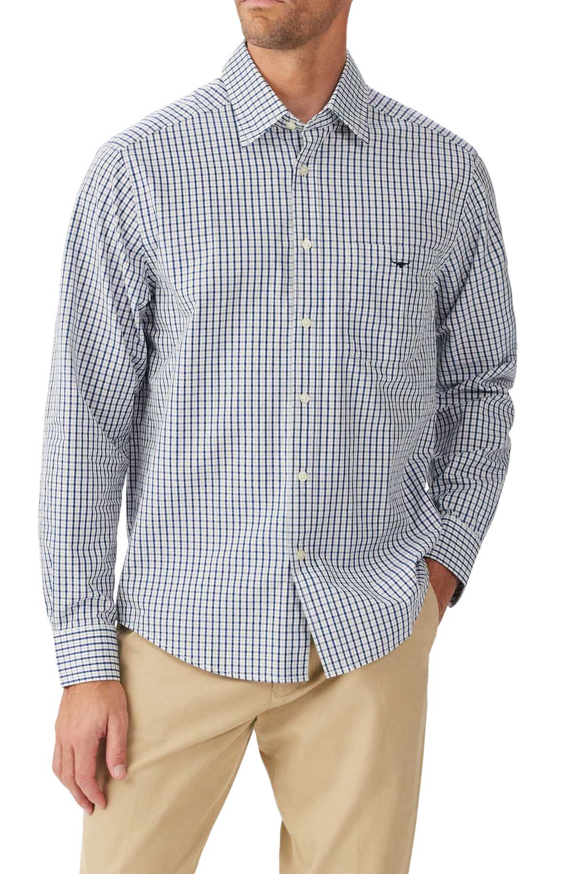 RM Williams Augusta Classic Poplin Shirt - Image 3