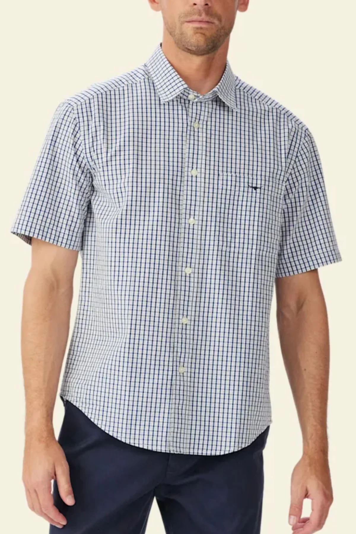 RM Williams Augusta Poplin Short Sleeve Shirt - Image 3