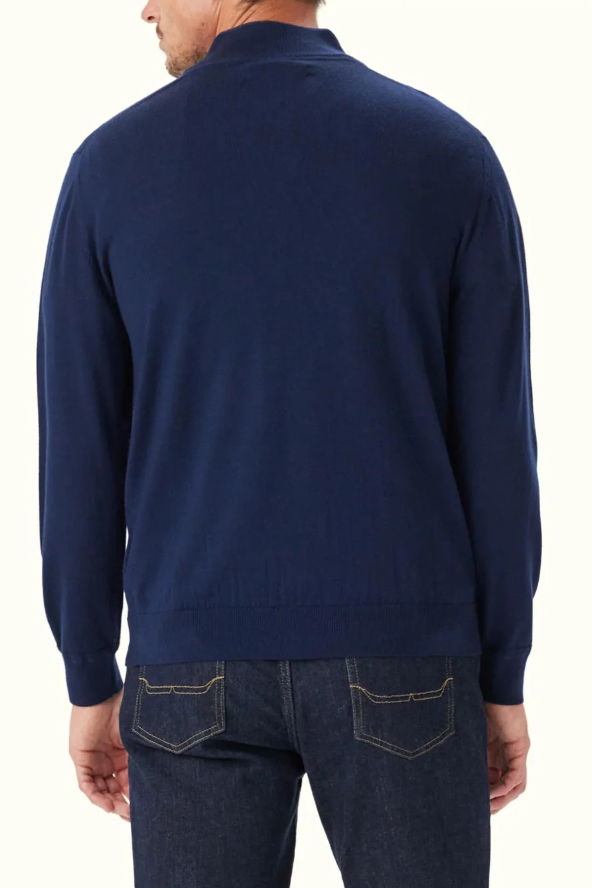 RM Williams Ernest 1/4 Zip Merino Knit - Image 3