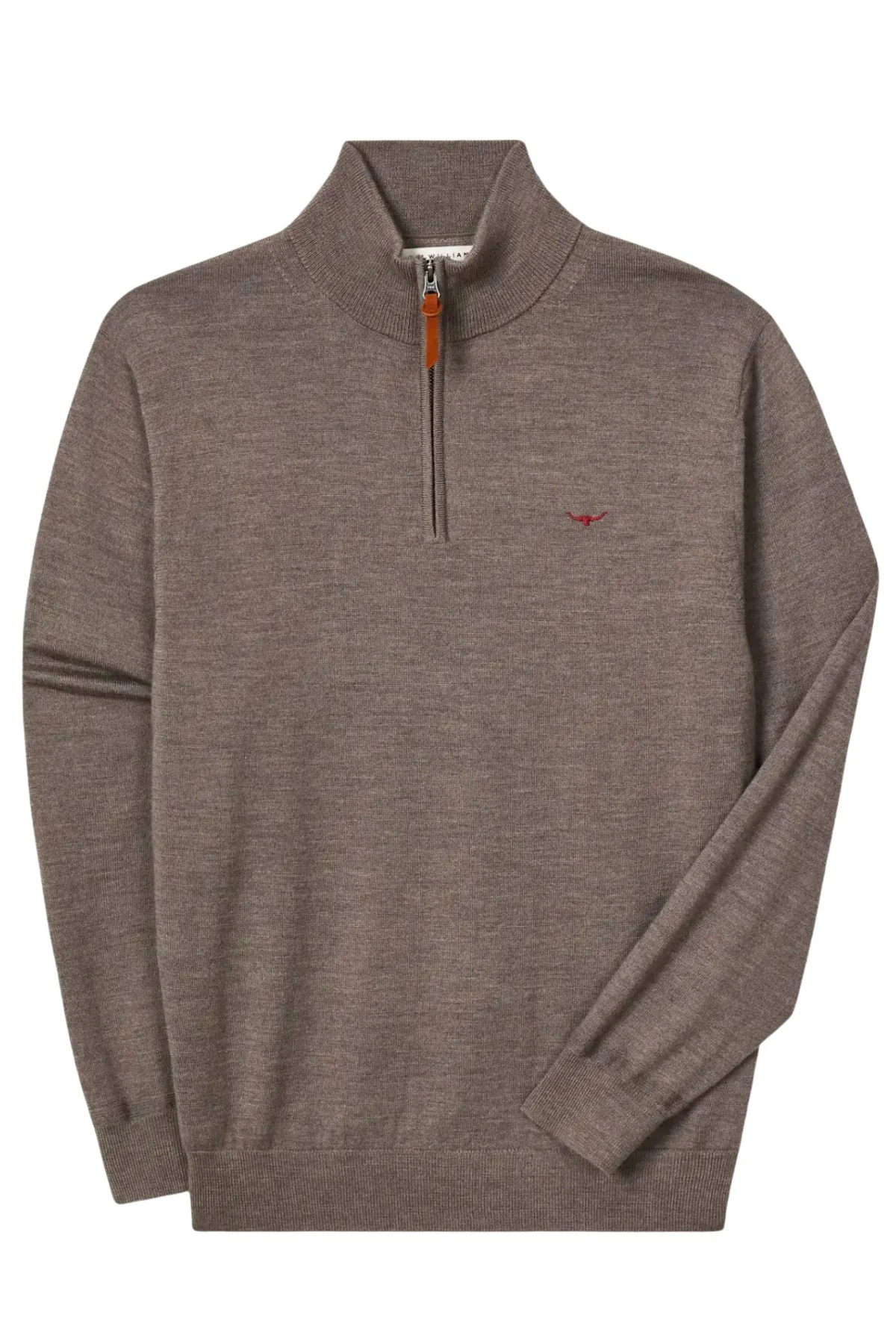 RM Williams Ernest Merino 1/4 Zip Knit