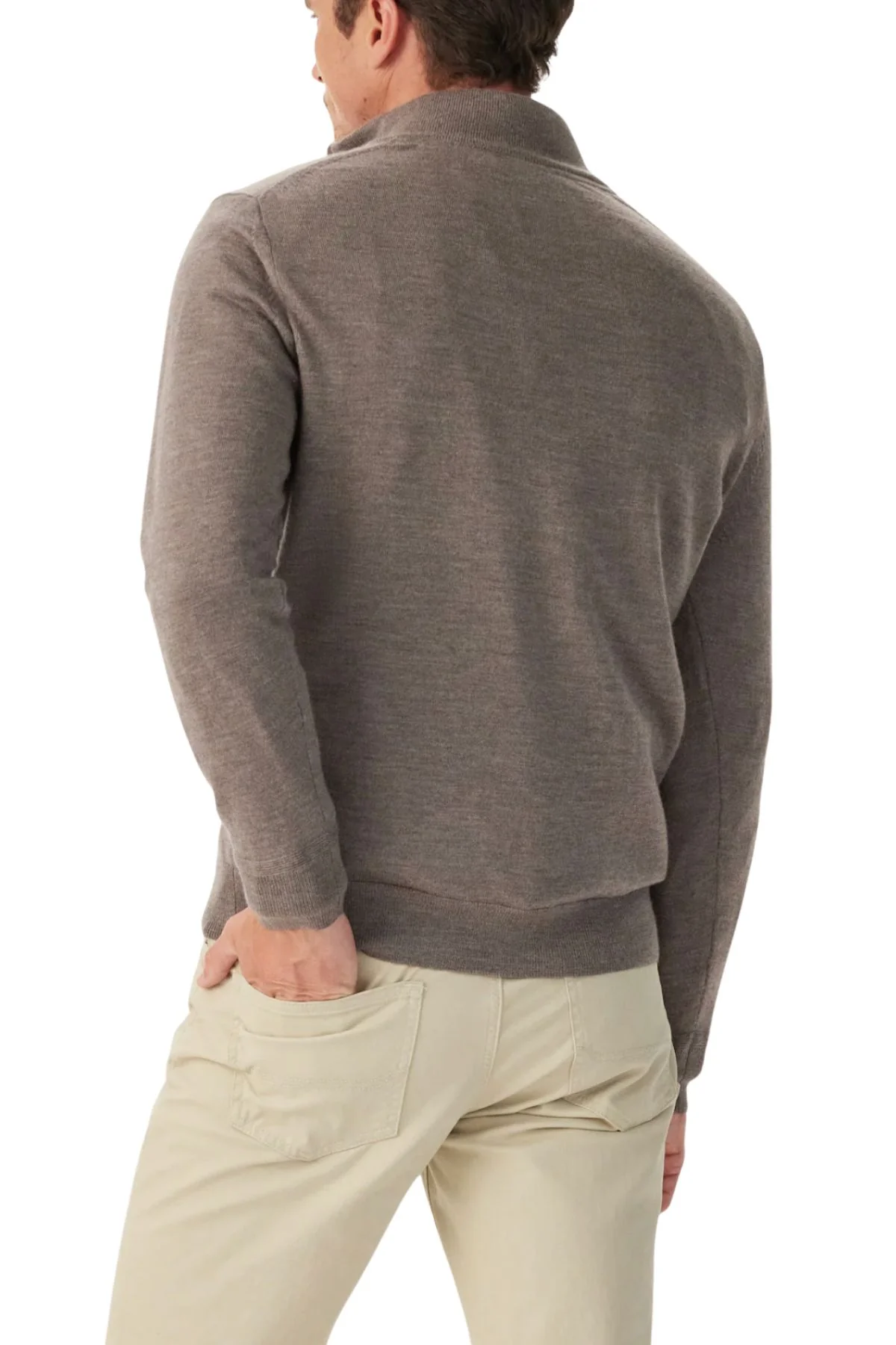 RM Williams Ernest Merino 1/4 Zip Knit - Image 3