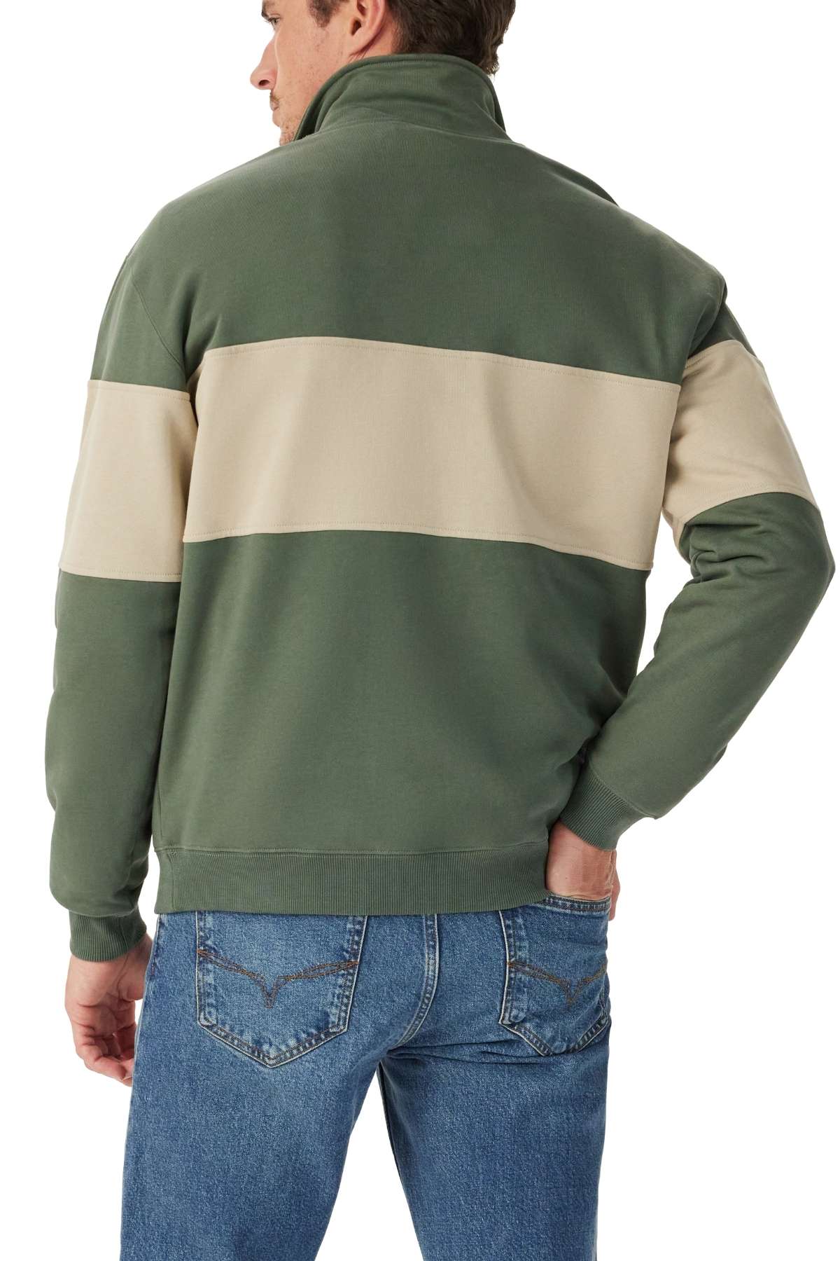RM Williams Heritage 1/4 Zip Sweatshirt - Image 3