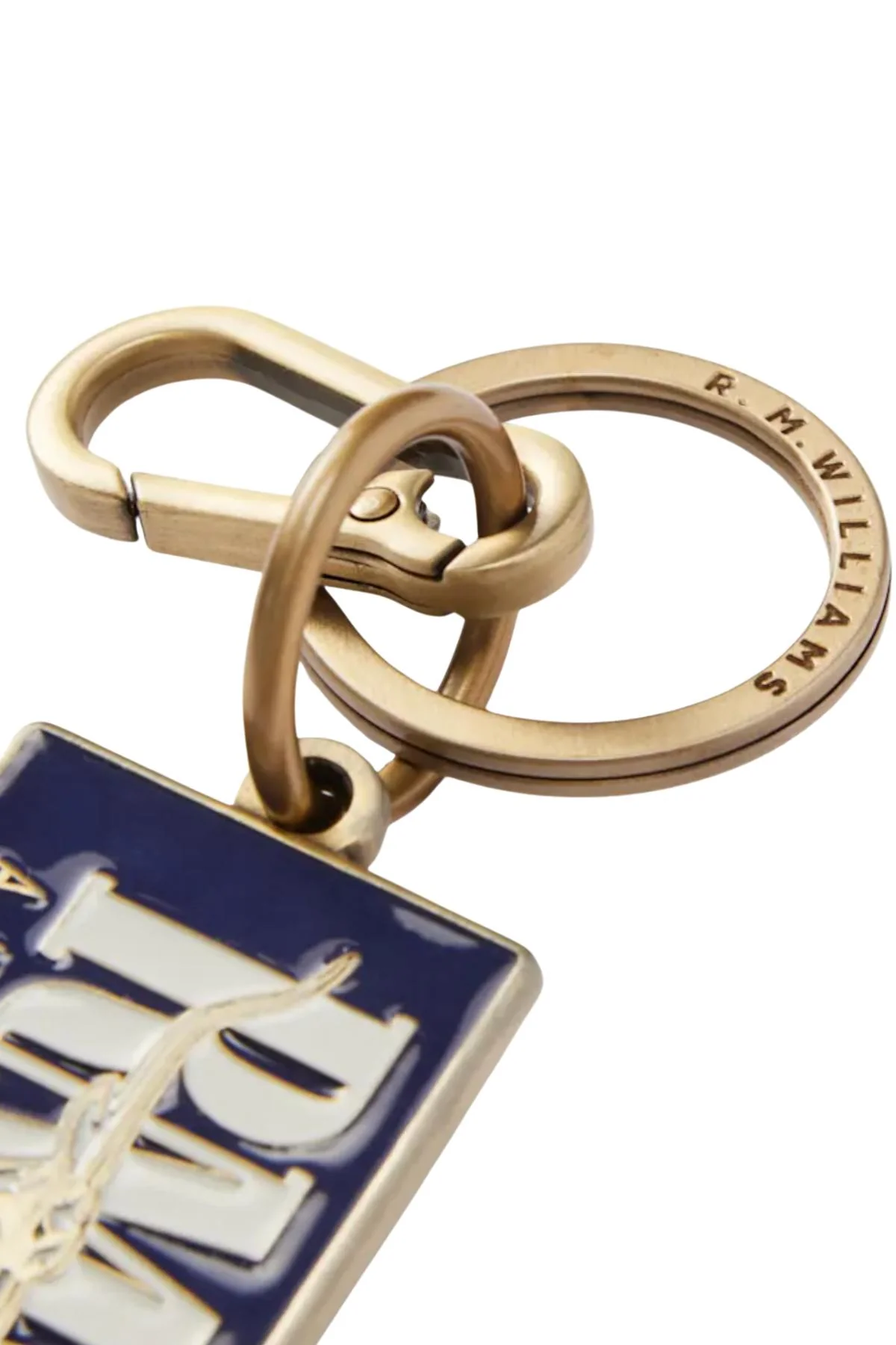 RM Williams Heritage Logo Enamel Key Ring - Image 4