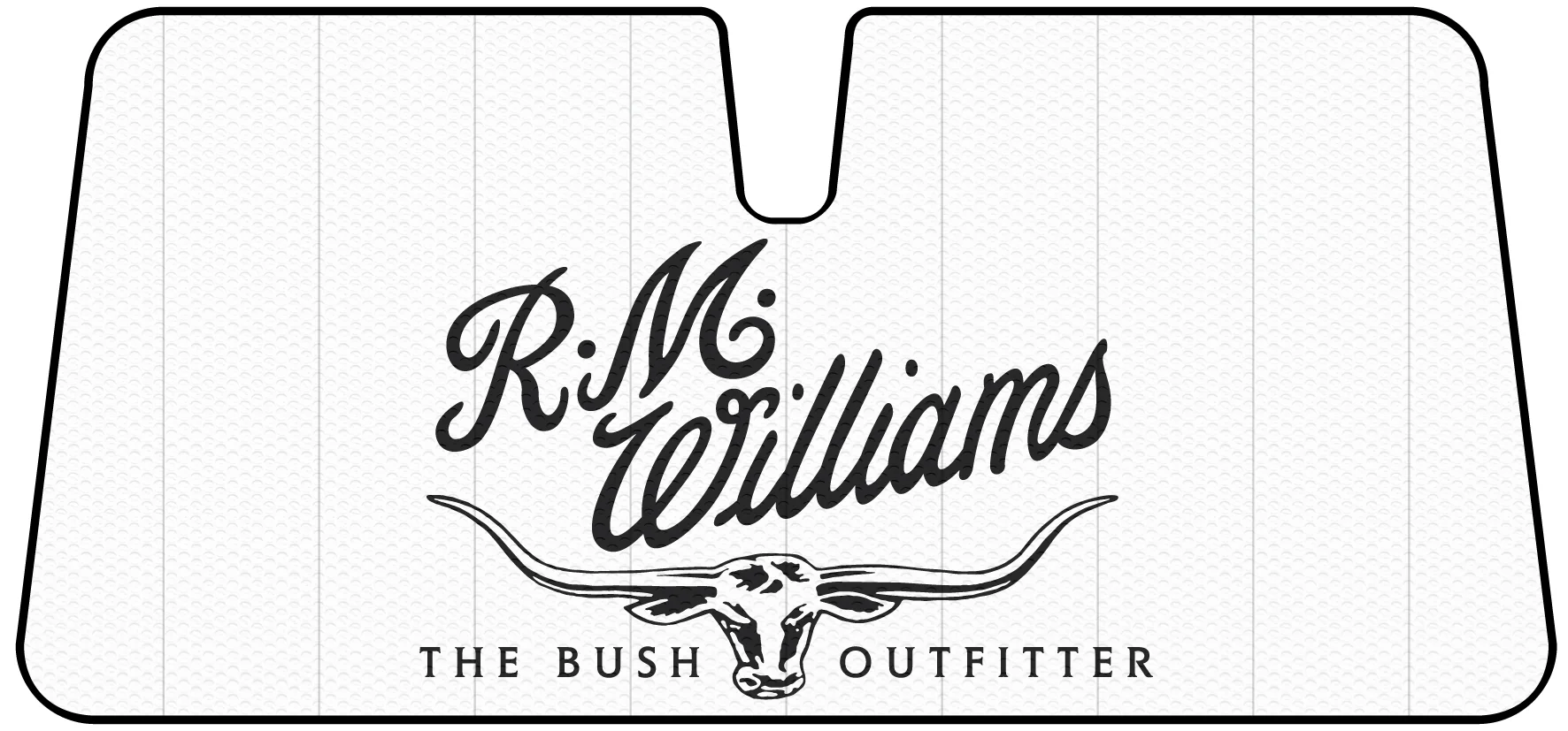 RM Williams Logo Sunshade