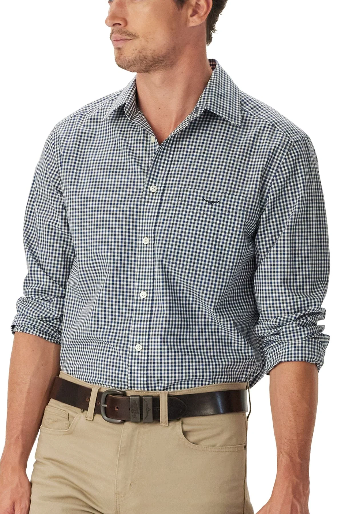 RM Williams Mogo Poplin Check Shirt - Image 2