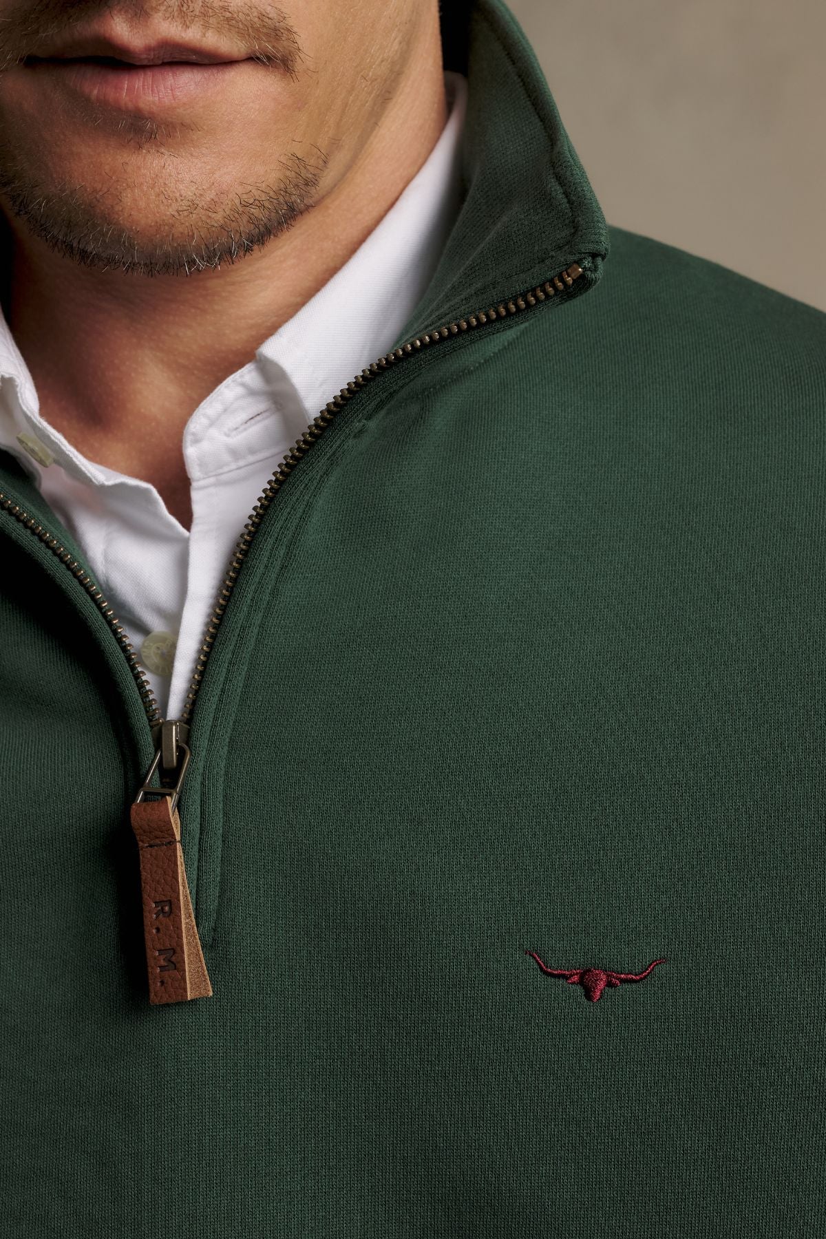 RM Williams Mulyungarie 1/4 Zip Sweatshirt - Image 4