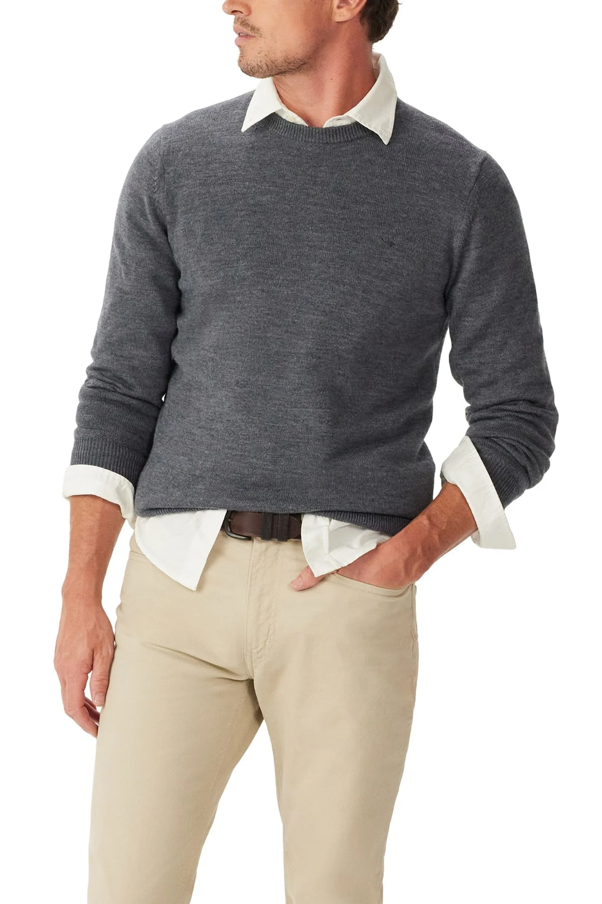 RM Williams Murphy Merino Crew Knit - Image 2