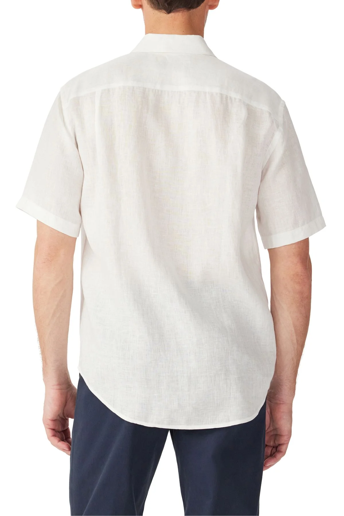 RM Williams Newman Linen Short Sleeve Shirt - Image 3