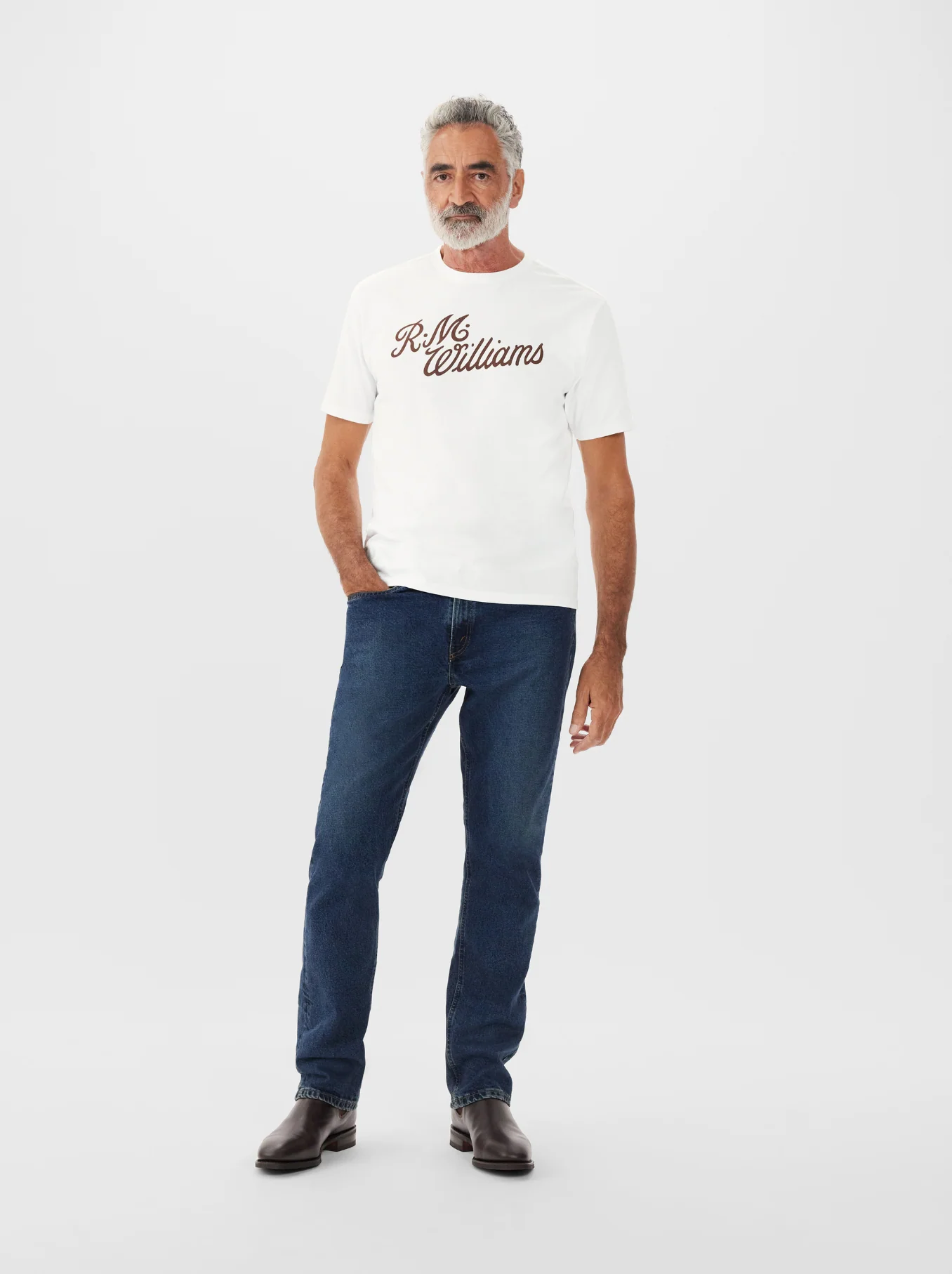 RM Williams R.M.W Script T-Shirt - Image 4
