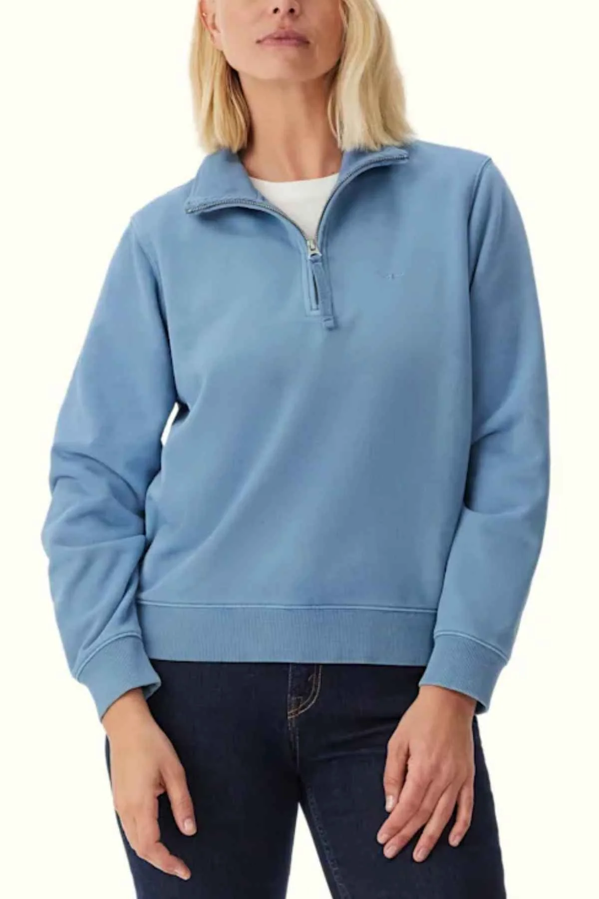 RM Williams Trickett Zip Neck Sweatshirt - Image 2