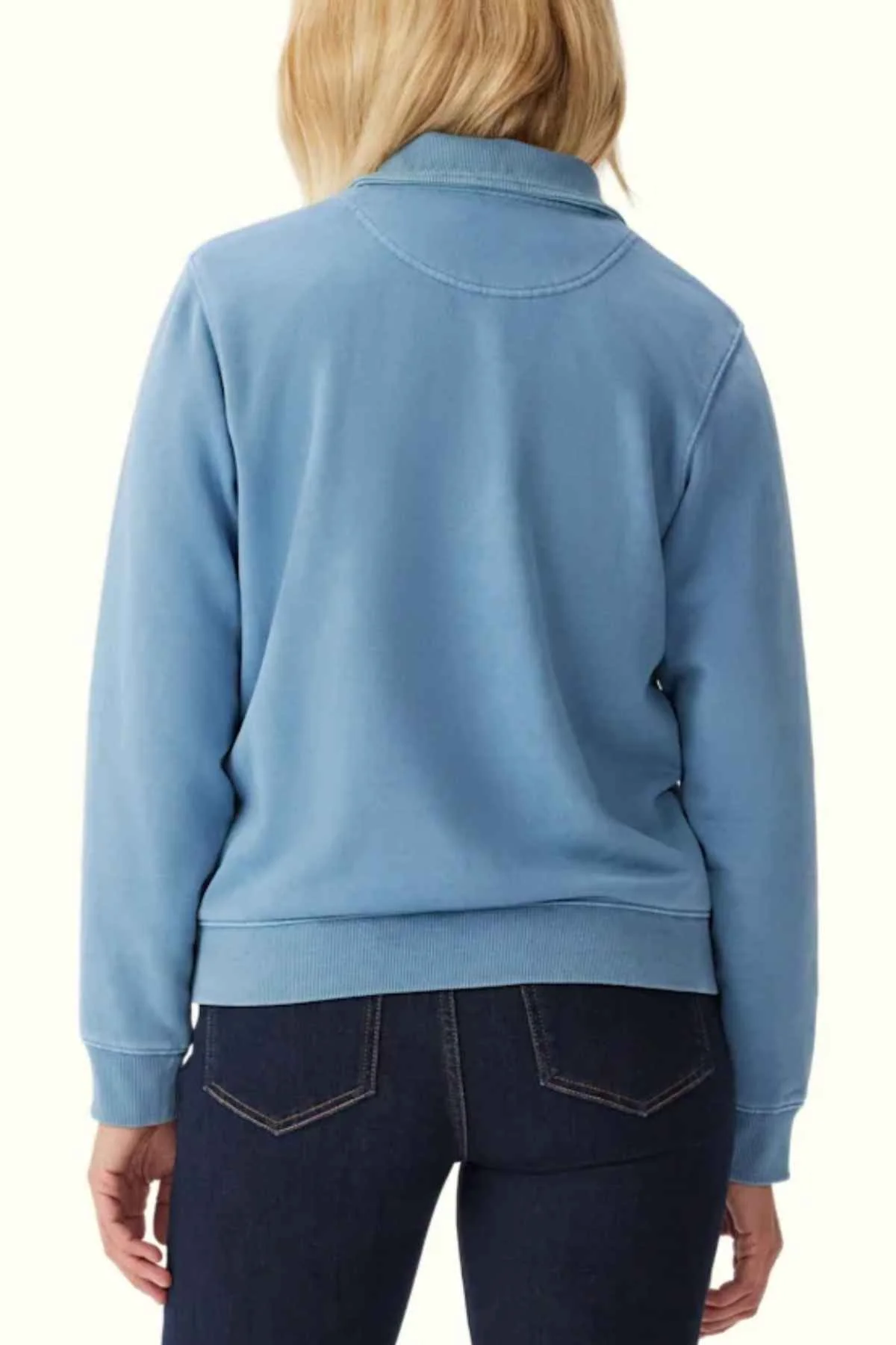 RM Williams Trickett Zip Neck Sweatshirt - Image 3