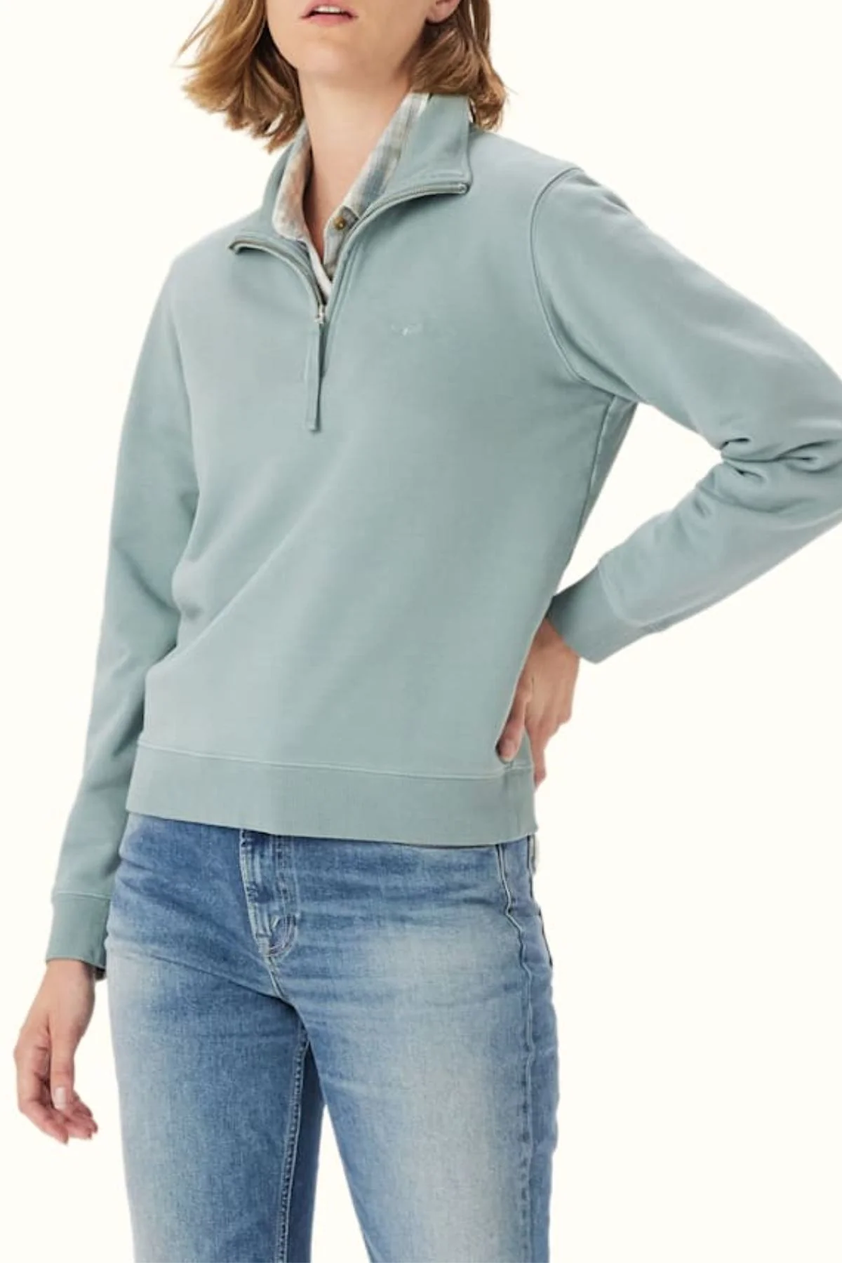 RM Williams Trickett Zip Neck Sweatshirt - Image 2