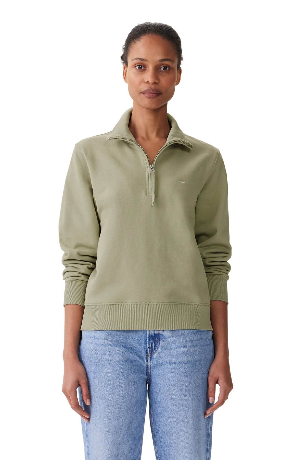 RM Williams Trickett Zip Neck Sweatshirt - Image 2
