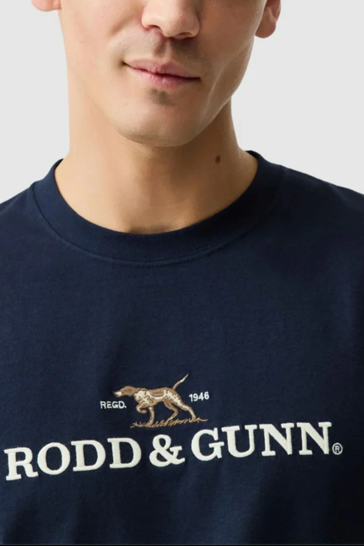 Rodd & Gunn The Peaks Logo Tee - Image 3