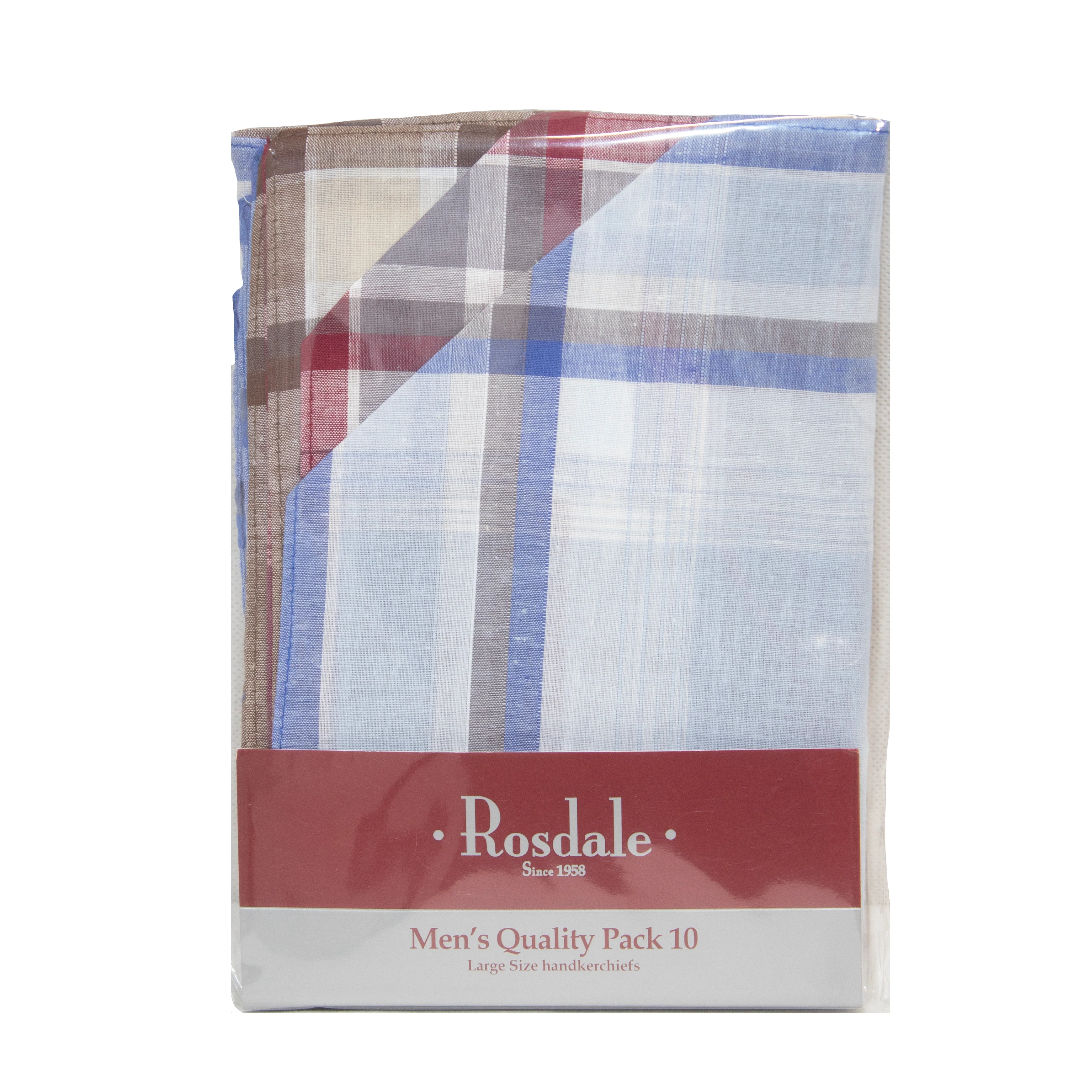 Rosdale Quality 10 pack Hankies