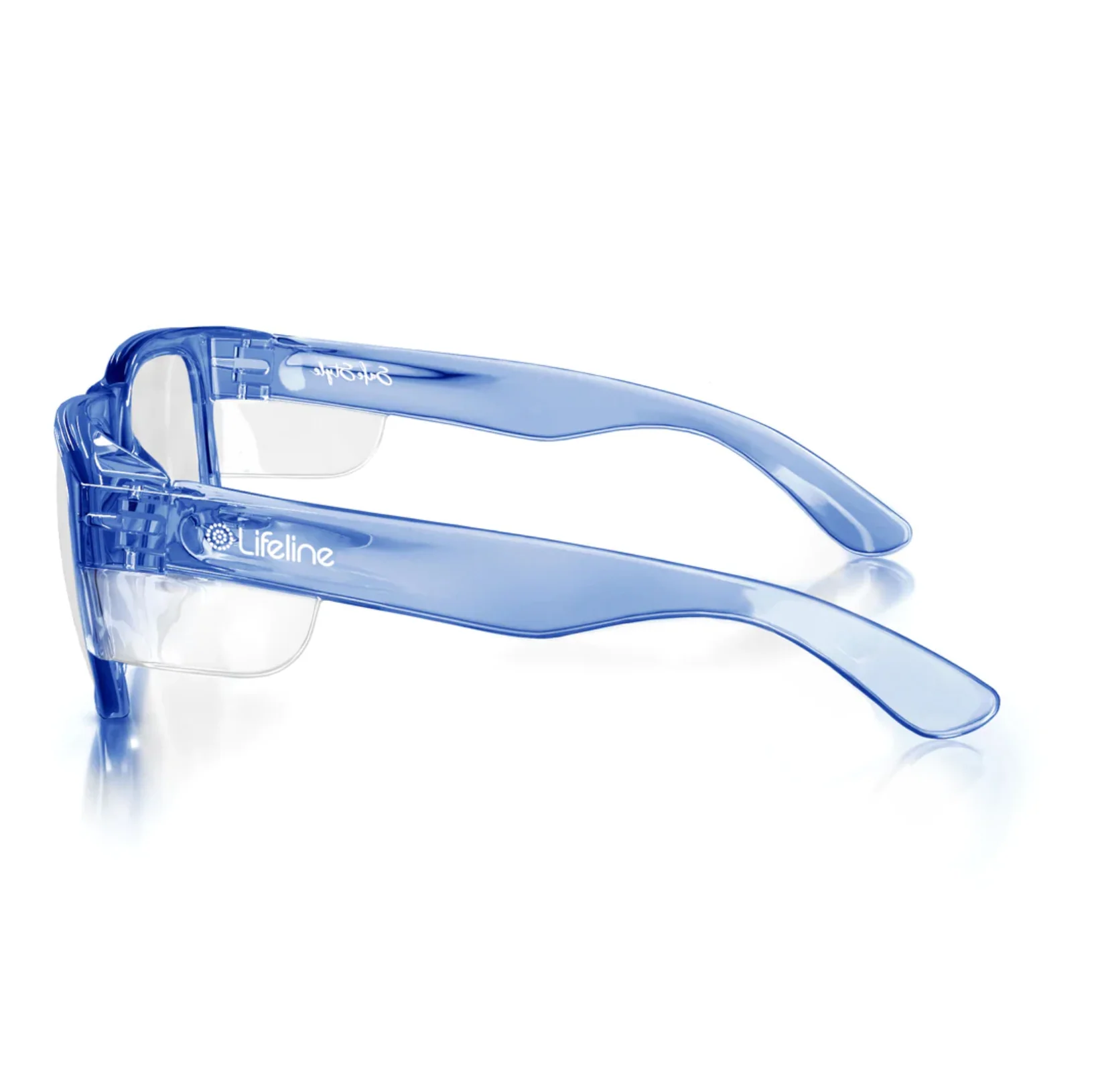 SafeStyle Fusions Blue Frame Clear Lens - Image 2
