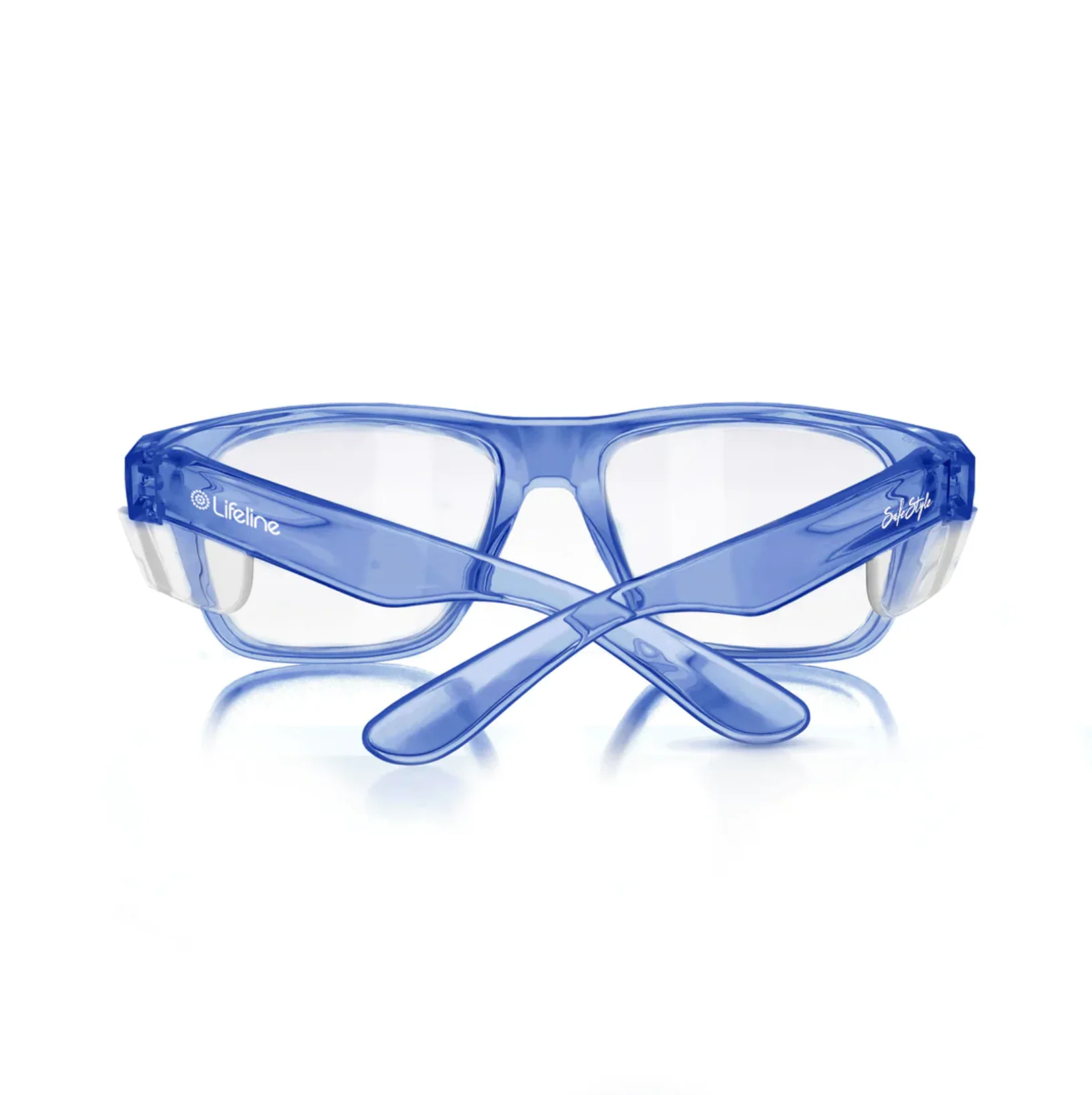 SafeStyle Fusions Blue Frame Clear Lens - Image 3