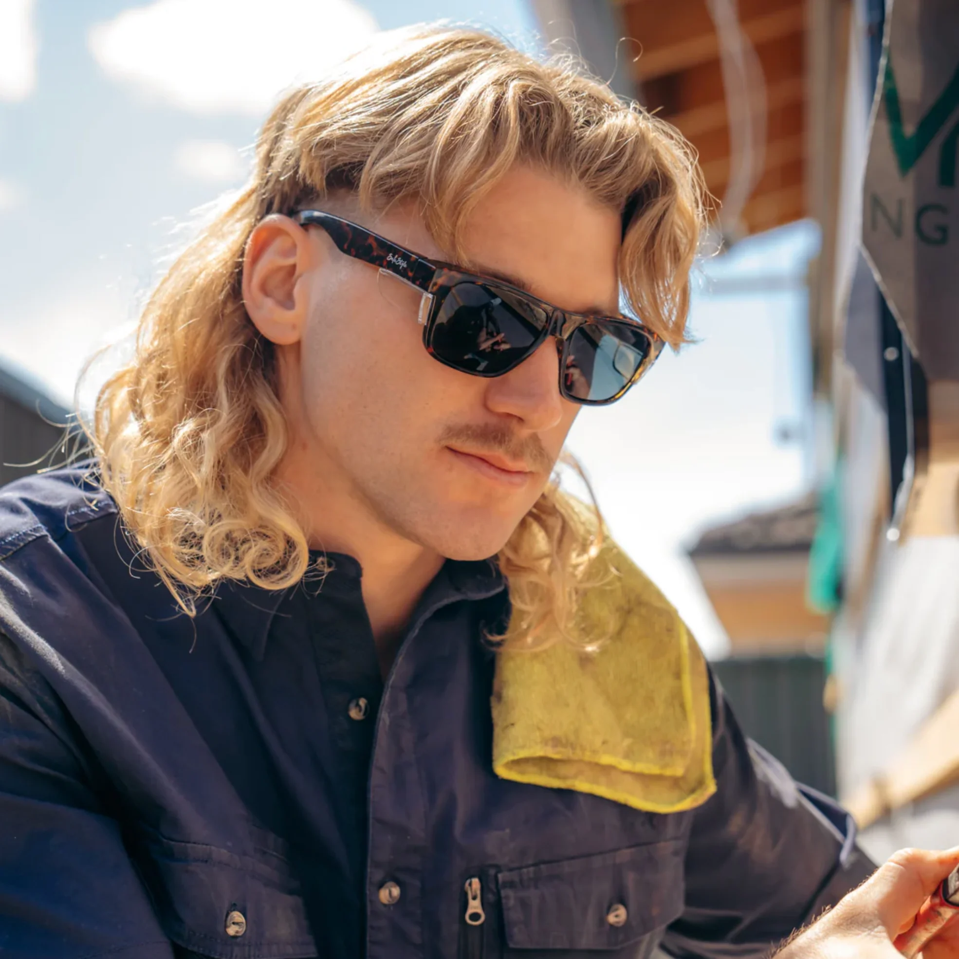 SafeStyle Fusions Brown Tort Frame Polarised Lens - Image 3