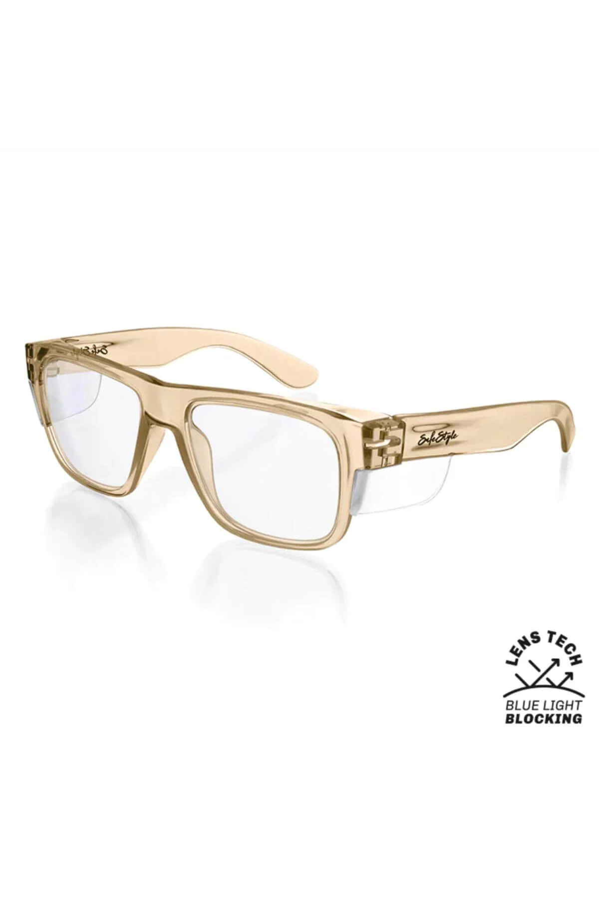 SafeStyle Fusions Champagne Frame Blue Light Lens