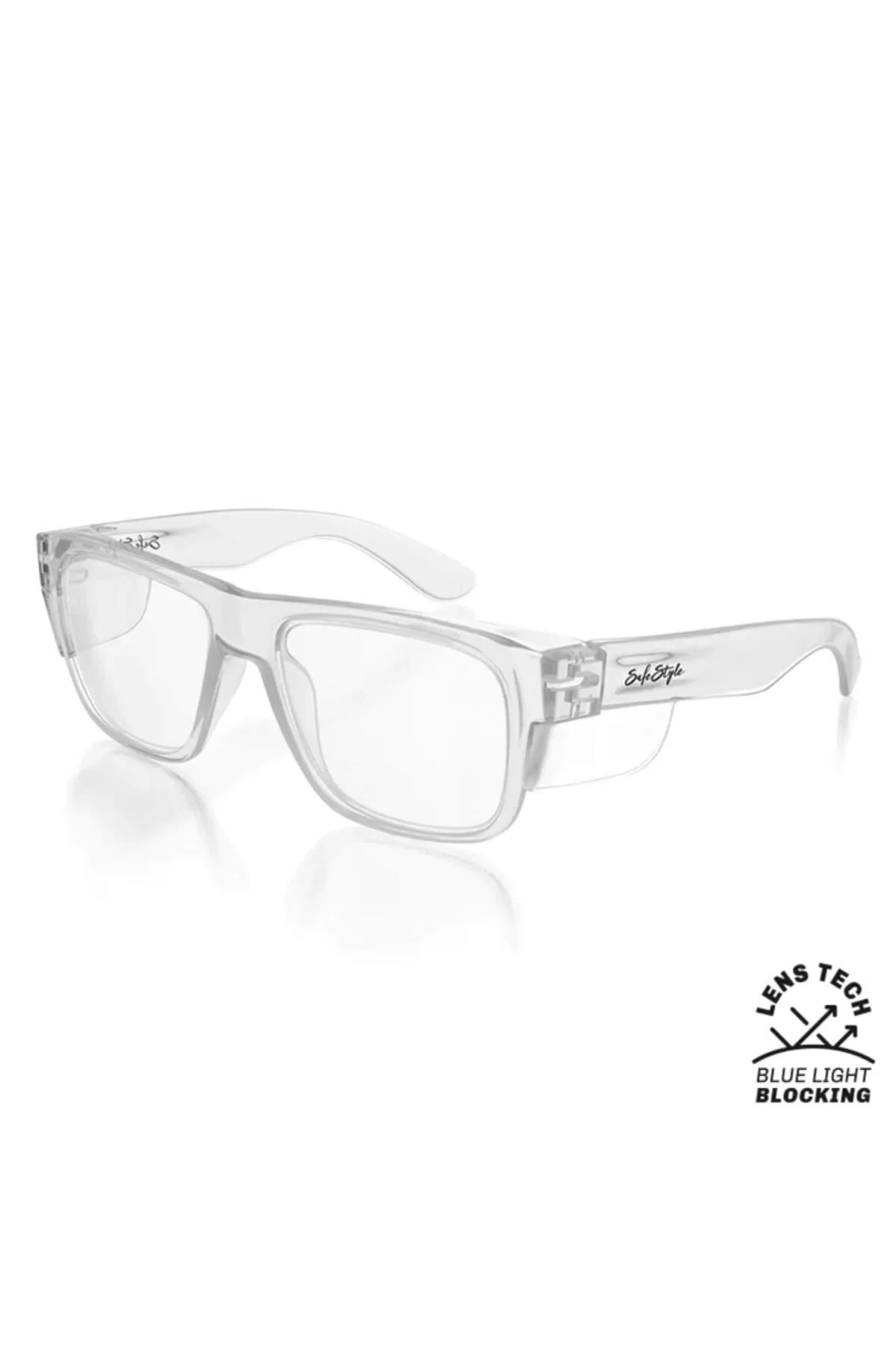 SafeStyle Fusions Clear Frame Blue Light Lens