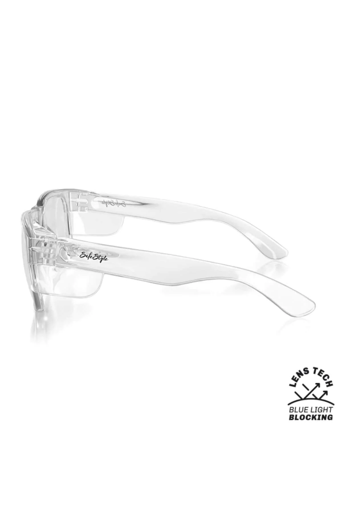 SafeStyle Fusions Clear Frame Blue Light Lens - Image 3